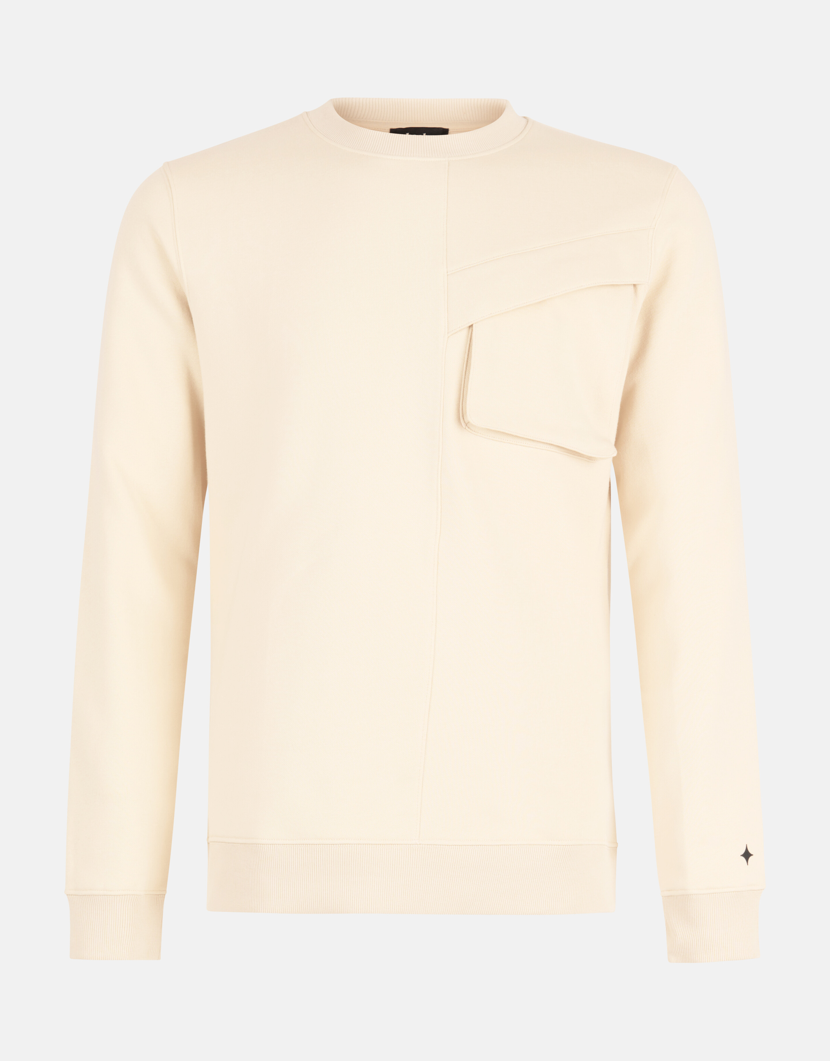 Cargo Crew Pullover Beige SHOEBY MEN