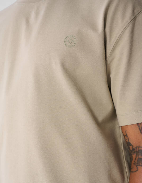 Twill-Grafik-T-Shirt Hellgr&uuml;n SHOEBY MEN