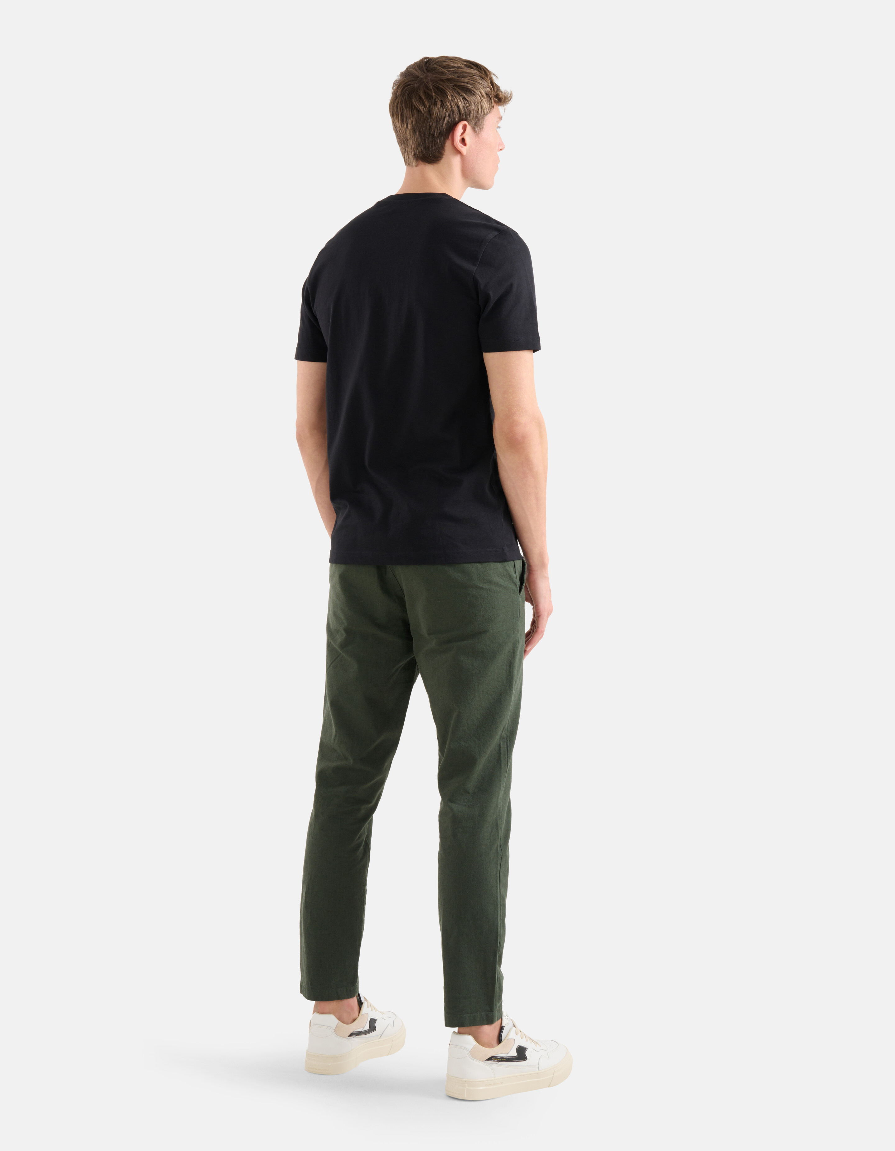 Text T-Shirt Schwarz SHOEBY MEN