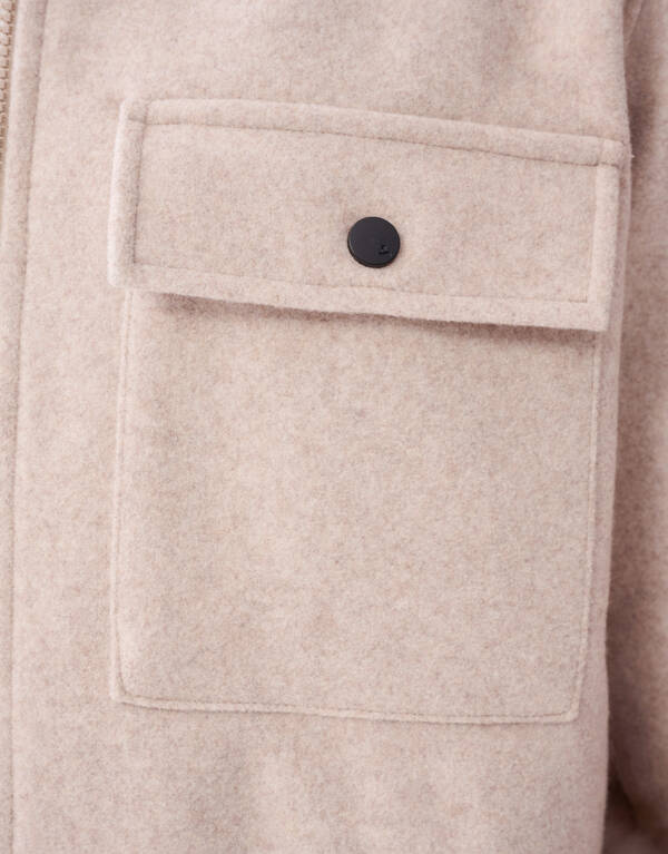 Zip-Overshirt Sand SHOEBY MEN