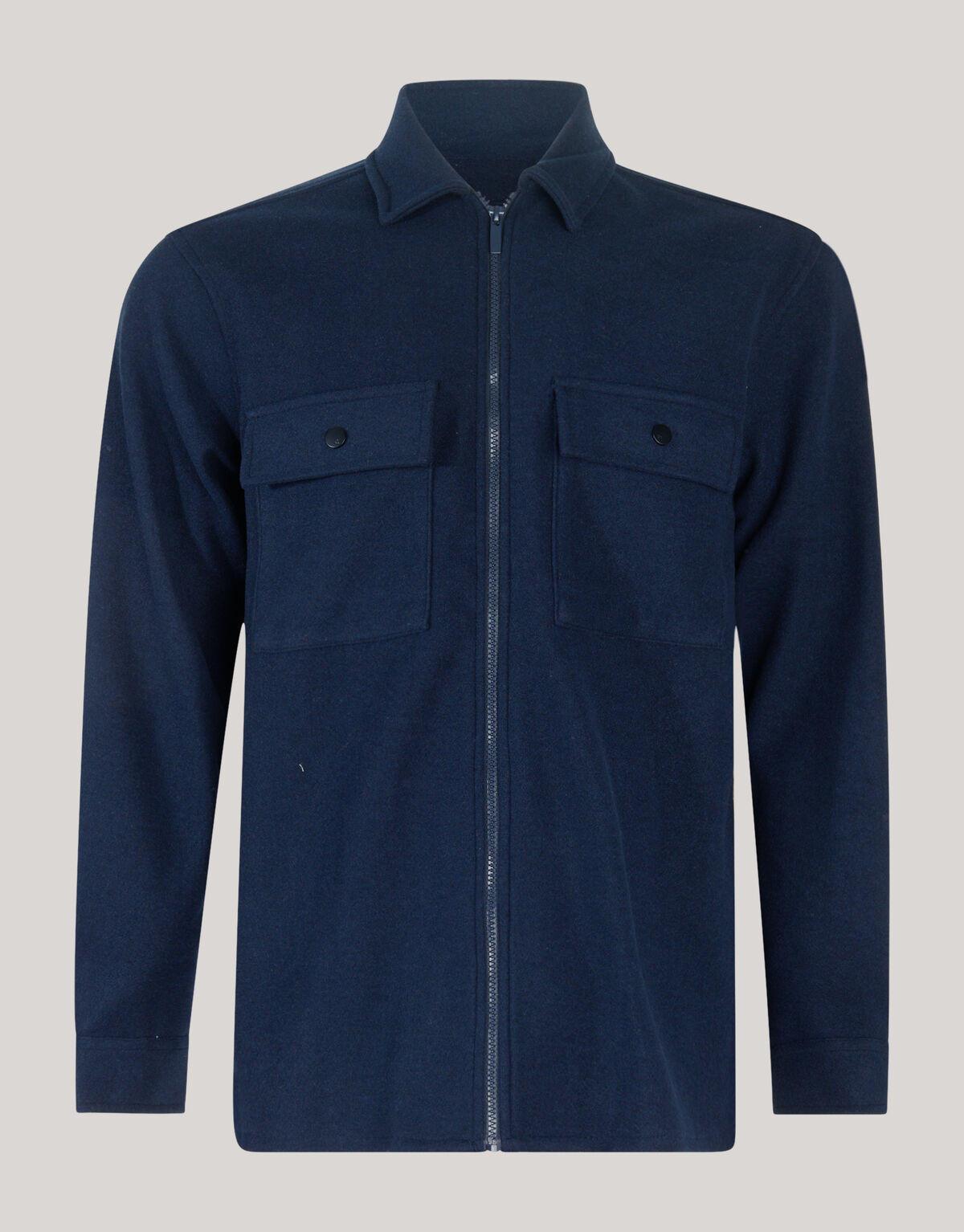 Zip-Overshirt Dunkelblau SHOEBY MEN