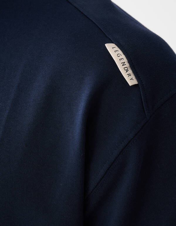 Label-T-Shirt Dunkelblau SHOEBY MEN