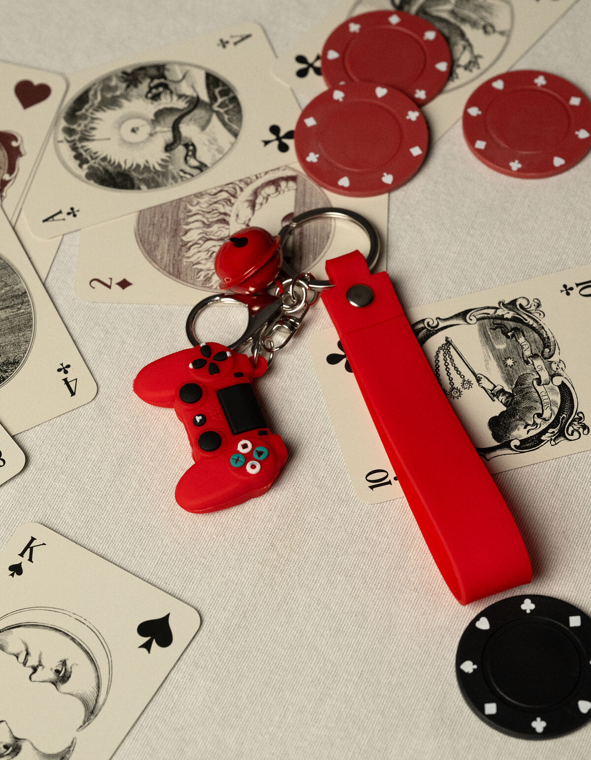 Control Schlüsselanhänger Rot SHOEBY ACCESSOIRES