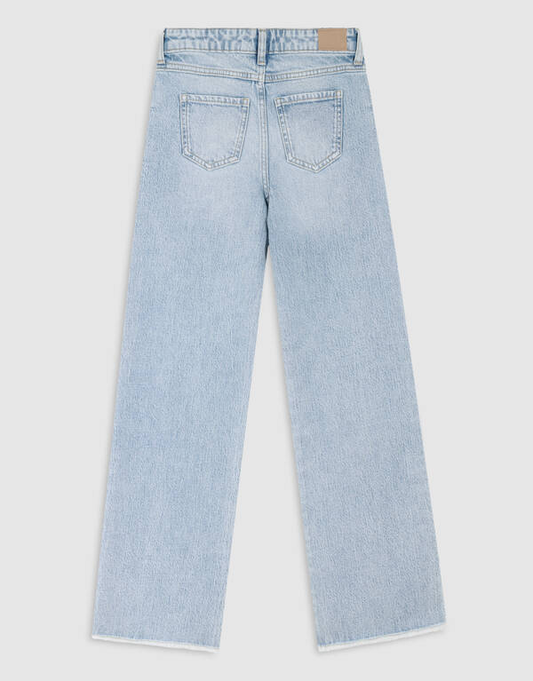 Wide Leg Fit Jeans Blau SHOEBY GIRLS