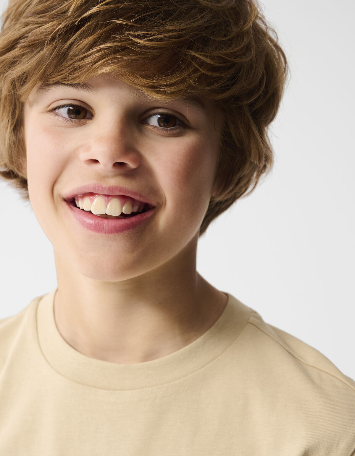 Sunny Side Kunstwerk T-shirt Beige SHOEBY BOYS