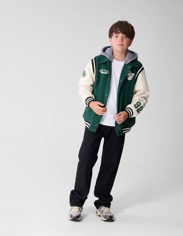 Baggy Fit Jeans Schwarz SHOEBY BOYS