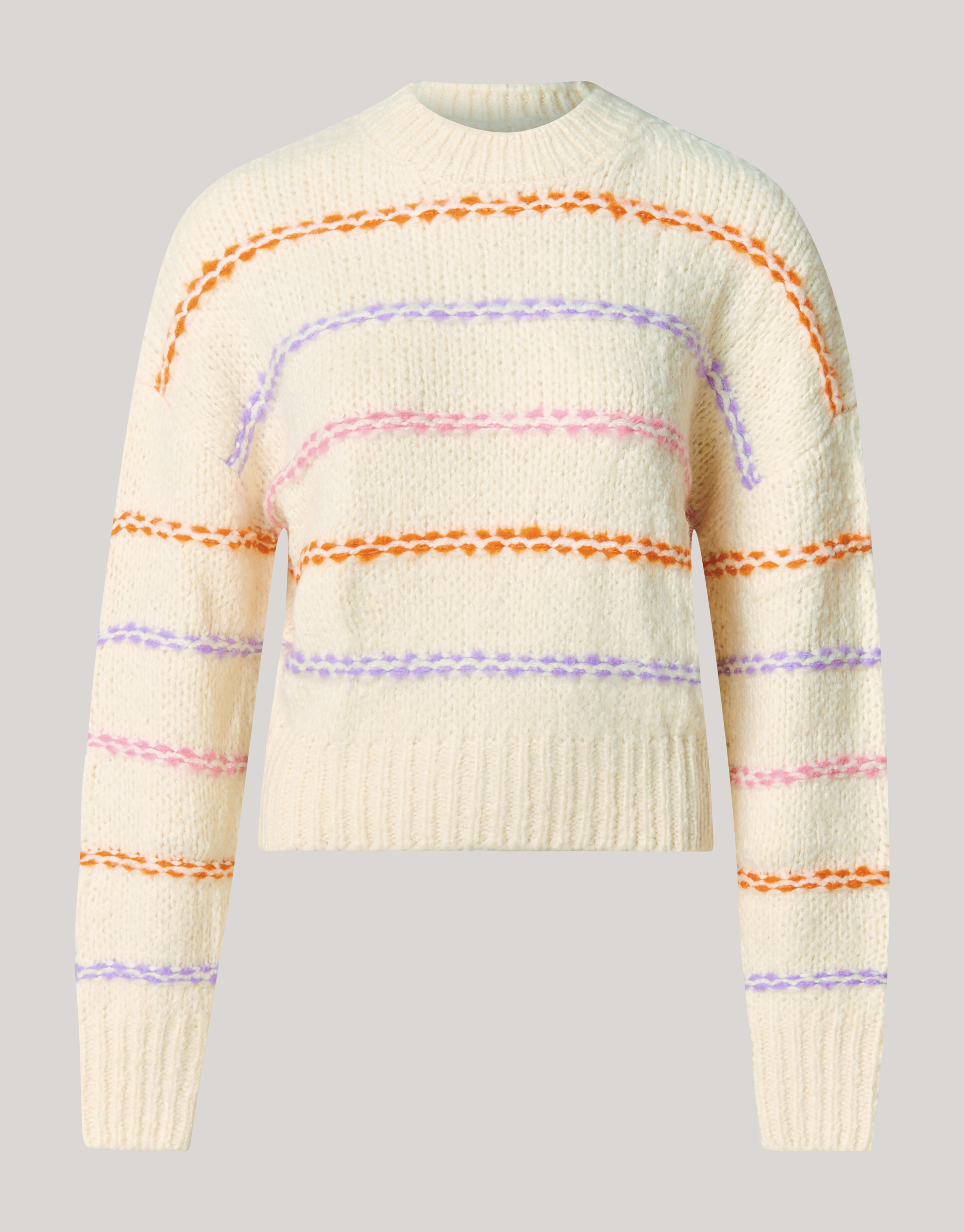Fun Stripe Pullover Off White SHOEBY WOMEN