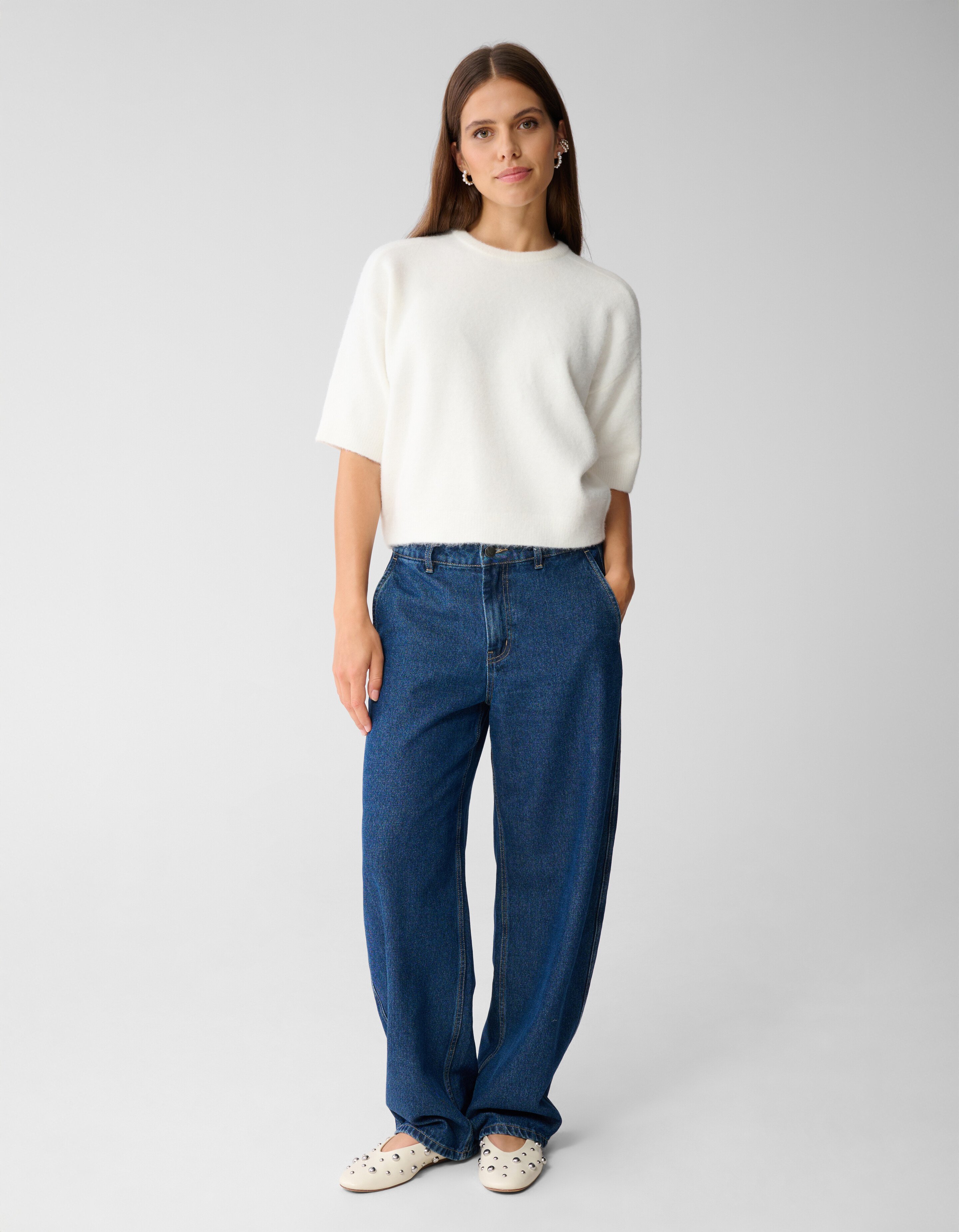 Barrel Fit Jeans Dunkelblau von Mieke SHOEBY WOMEN