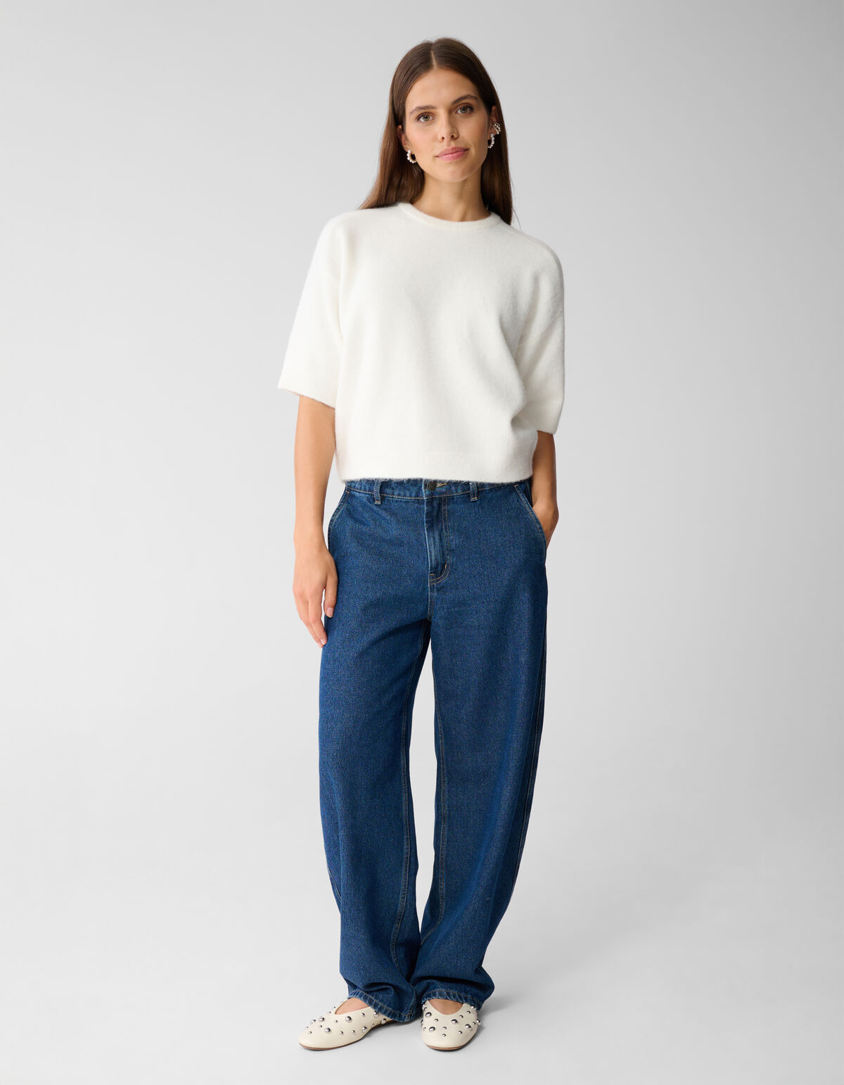 Barrel Fit Jeans Dunkelblau von Mieke SHOEBY WOMEN