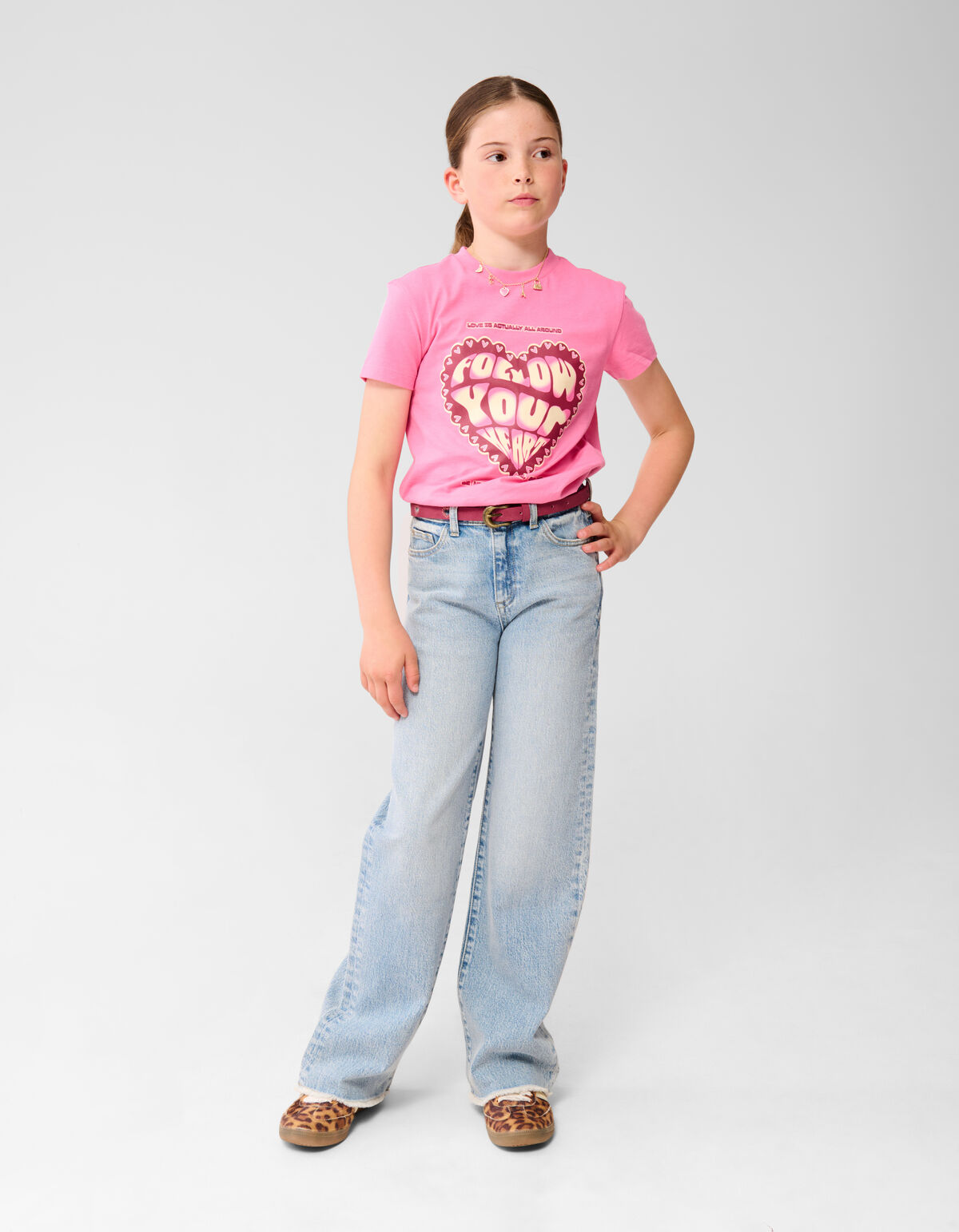 Denim Weite Beinform Jeans Blau SHOEBY GIRLS