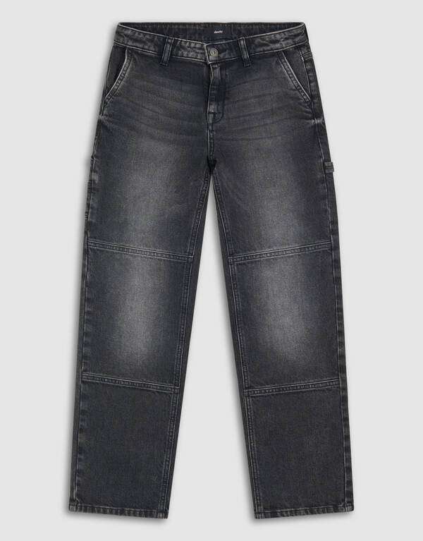 Straight Fit Jeans Dunkelgrau SHOEBY BOYS