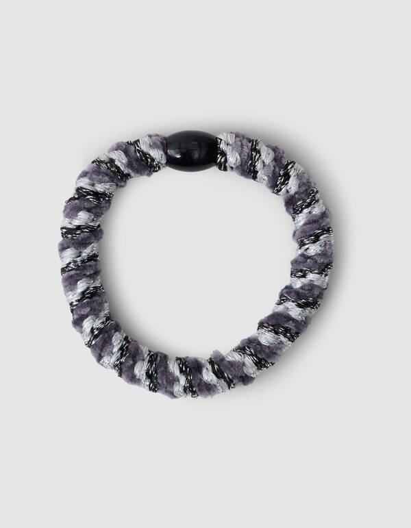 Lurex-Haarband Grau SHOEBY ACCESSOIRES