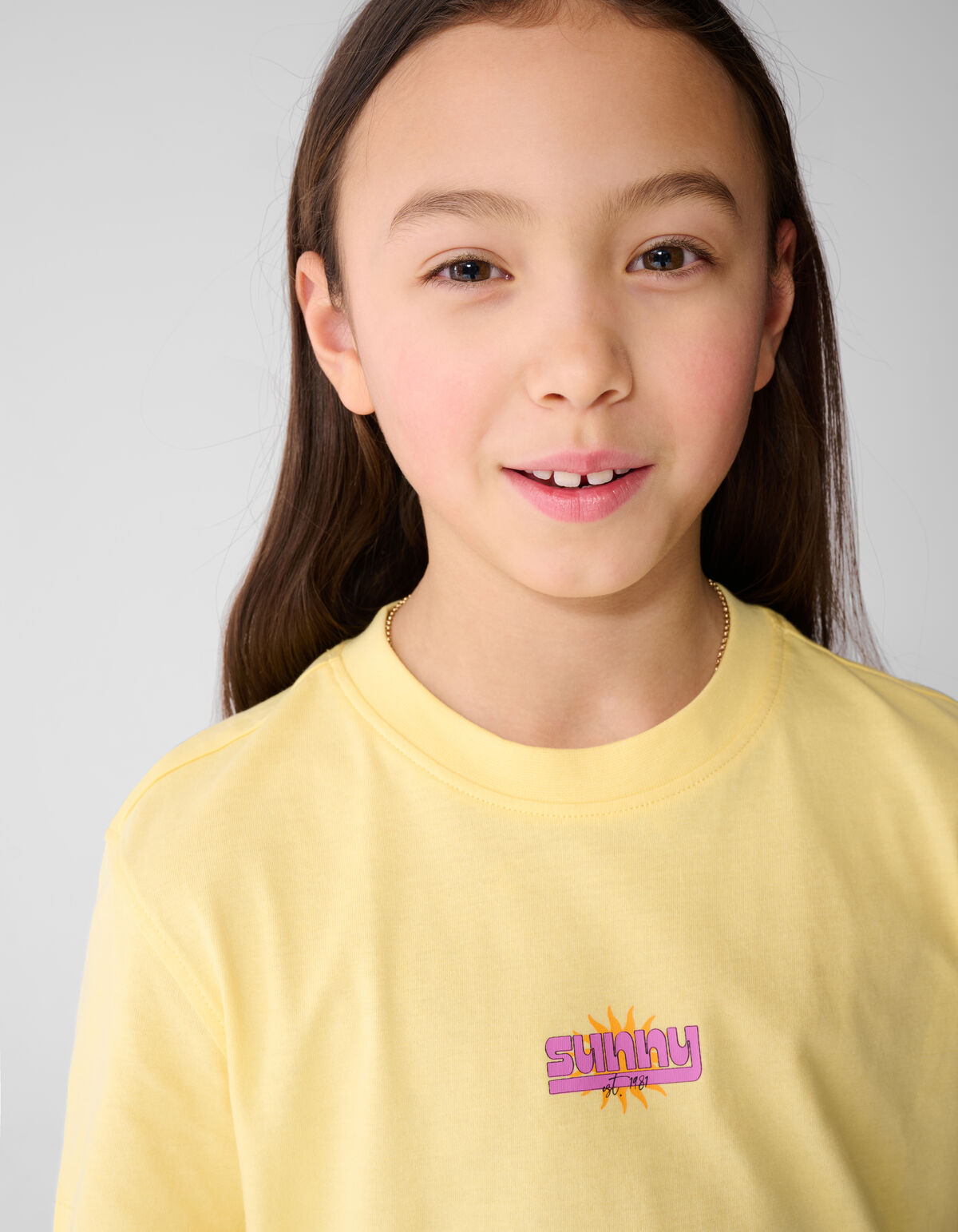 Sunny Artwork T-Shirt Gelb SHOEBY GIRLS