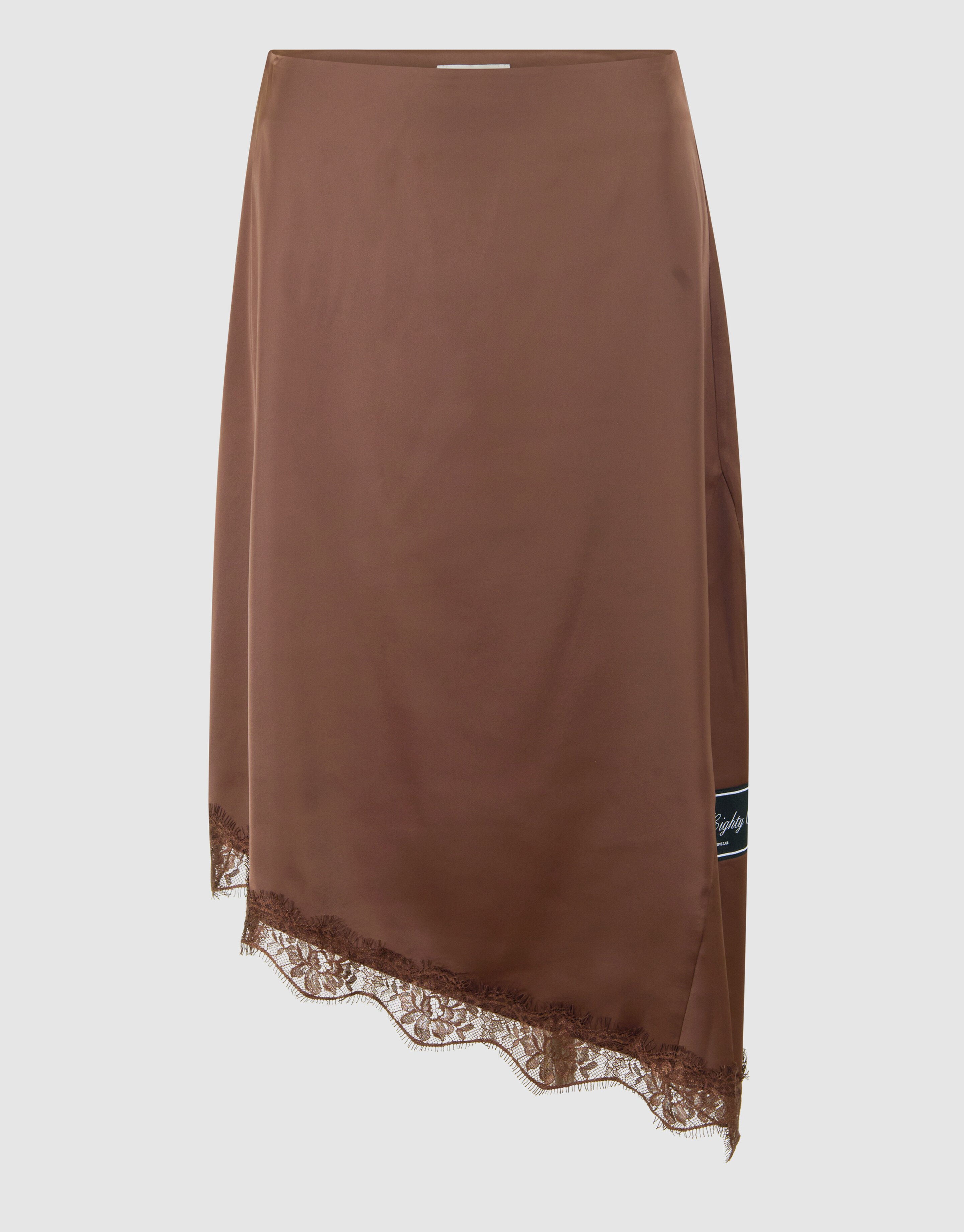 Asymmetrischer Rock Braun SHOEBY WOMEN