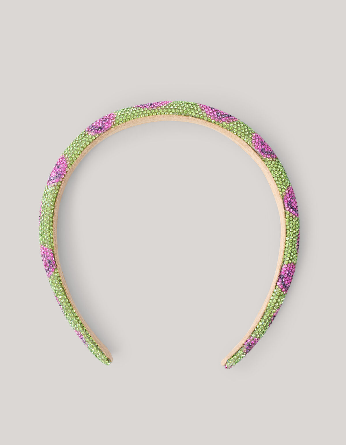 Strass Lächeln Haarband Grün SHOEBY ACCESSOIRES