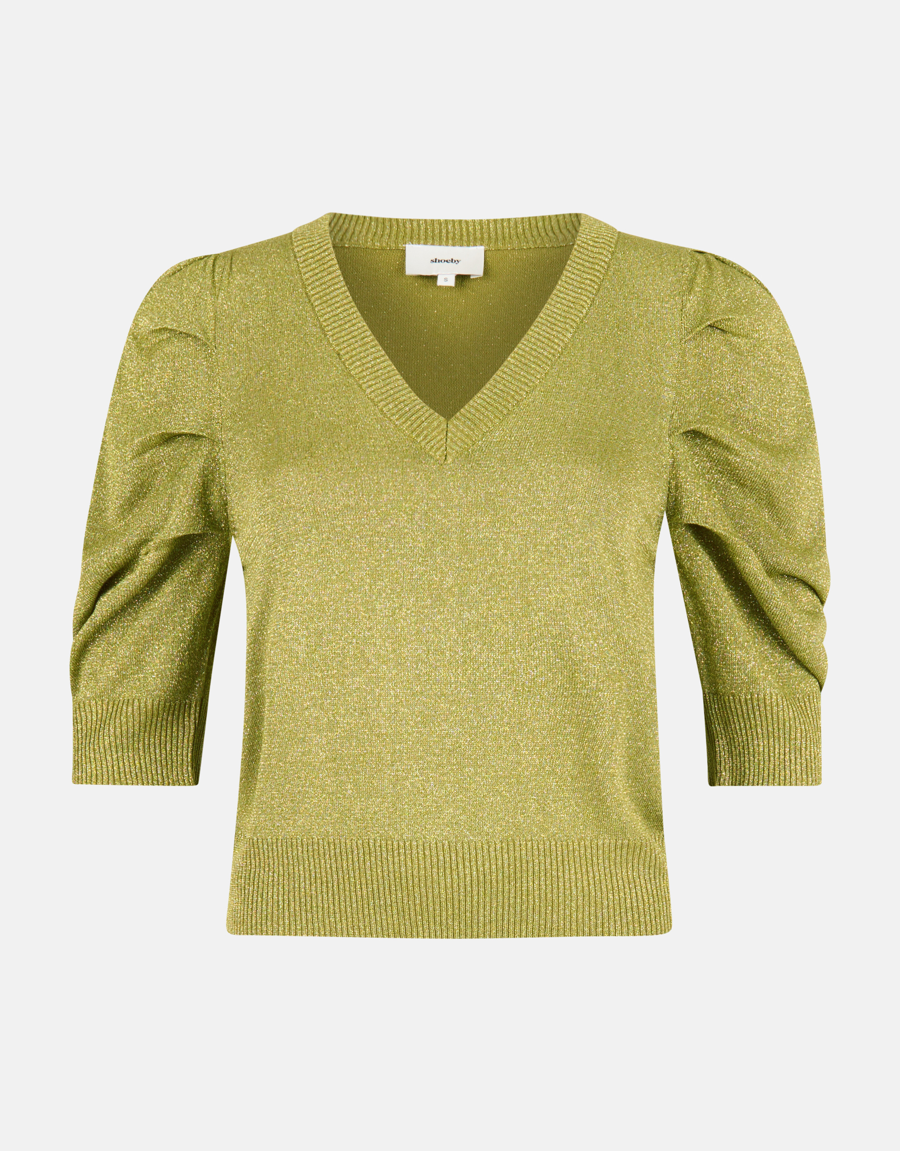 Glitzerpullover Olivgrün SHOEBY WOMEN