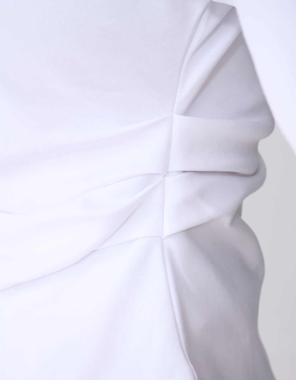 Tailliertes T-Shirt Wei&szlig; SHOEBY WOMEN