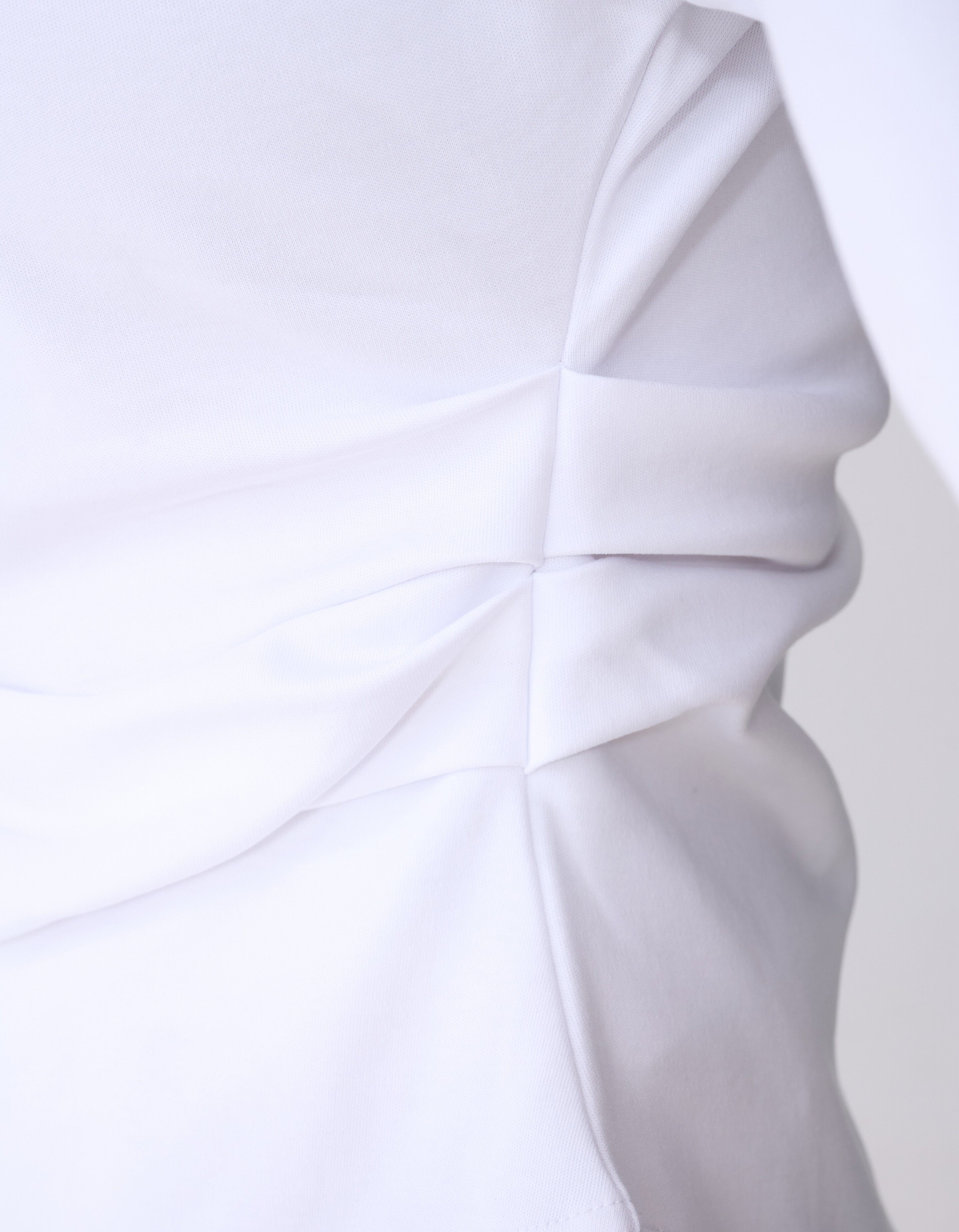 Tailliertes T-Shirt Wei&szlig; SHOEBY WOMEN