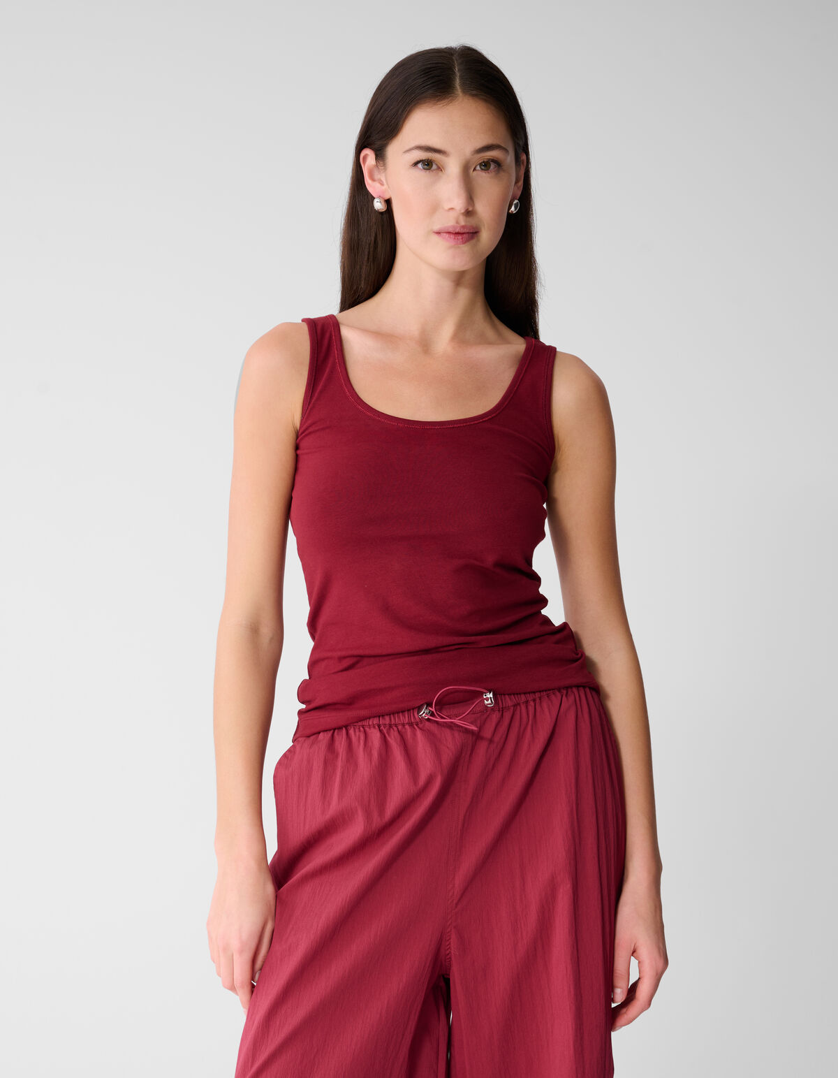 Basic Tanktop Rot SHOEBY WOMEN