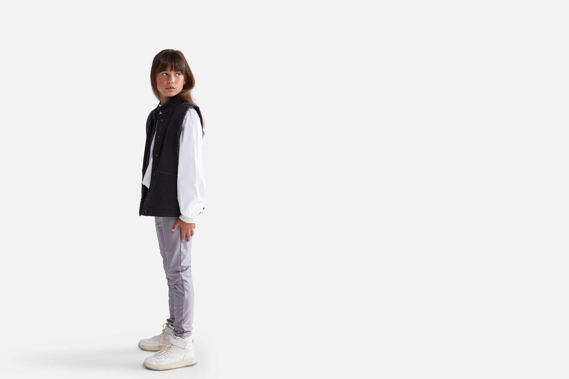 Glänzend Tregging Silber SHOEBY GIRLS