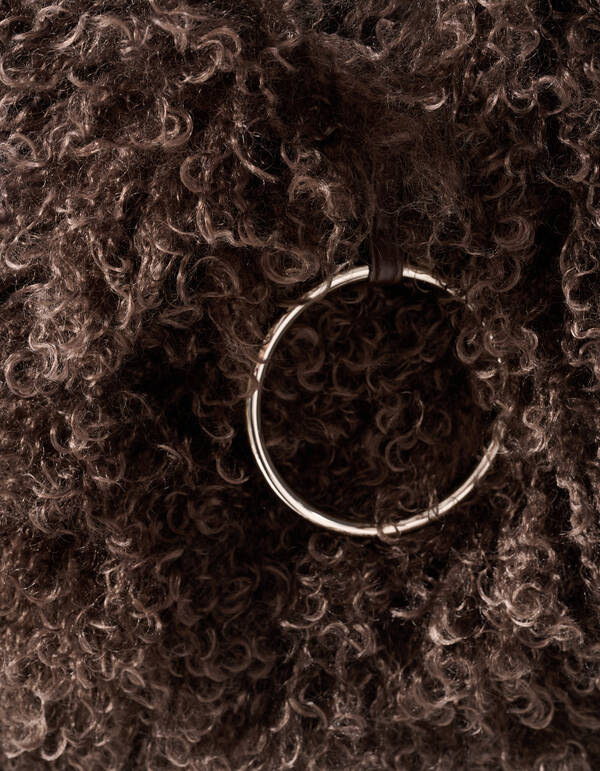 Fluffy Ring Tasche Dunkelbraun SHOEBY ACCESSOIRES