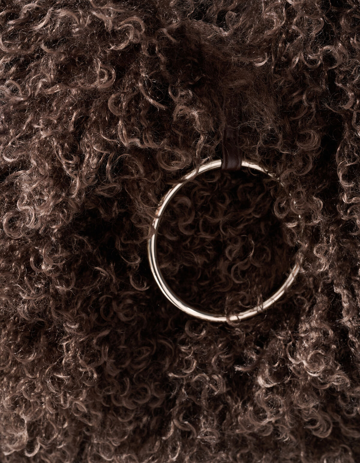 Fluffy Ring Tasche Dunkelbraun SHOEBY ACCESSOIRES