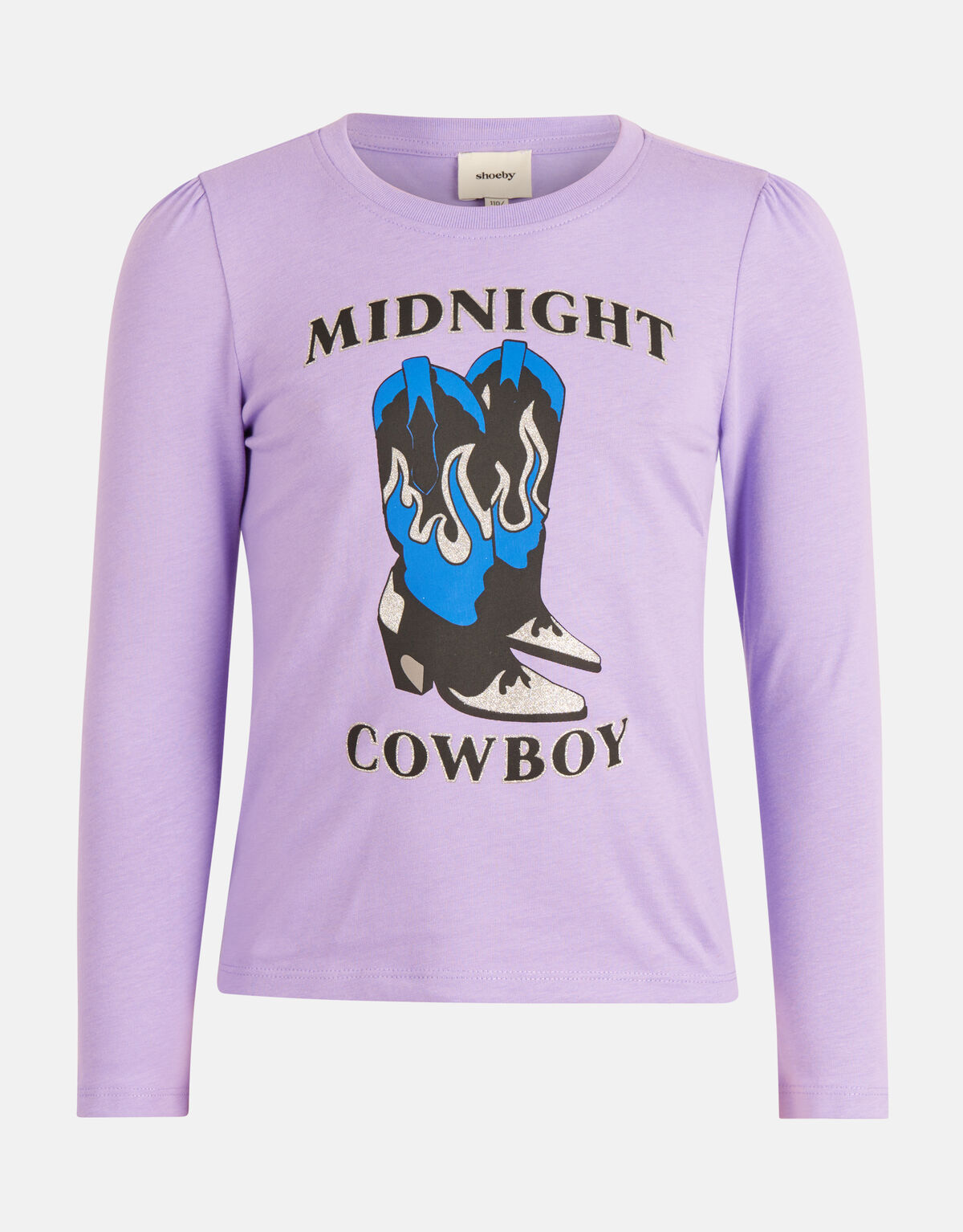 Artwork Langarm-T-Shirt Lila SHOEBY GIRLS