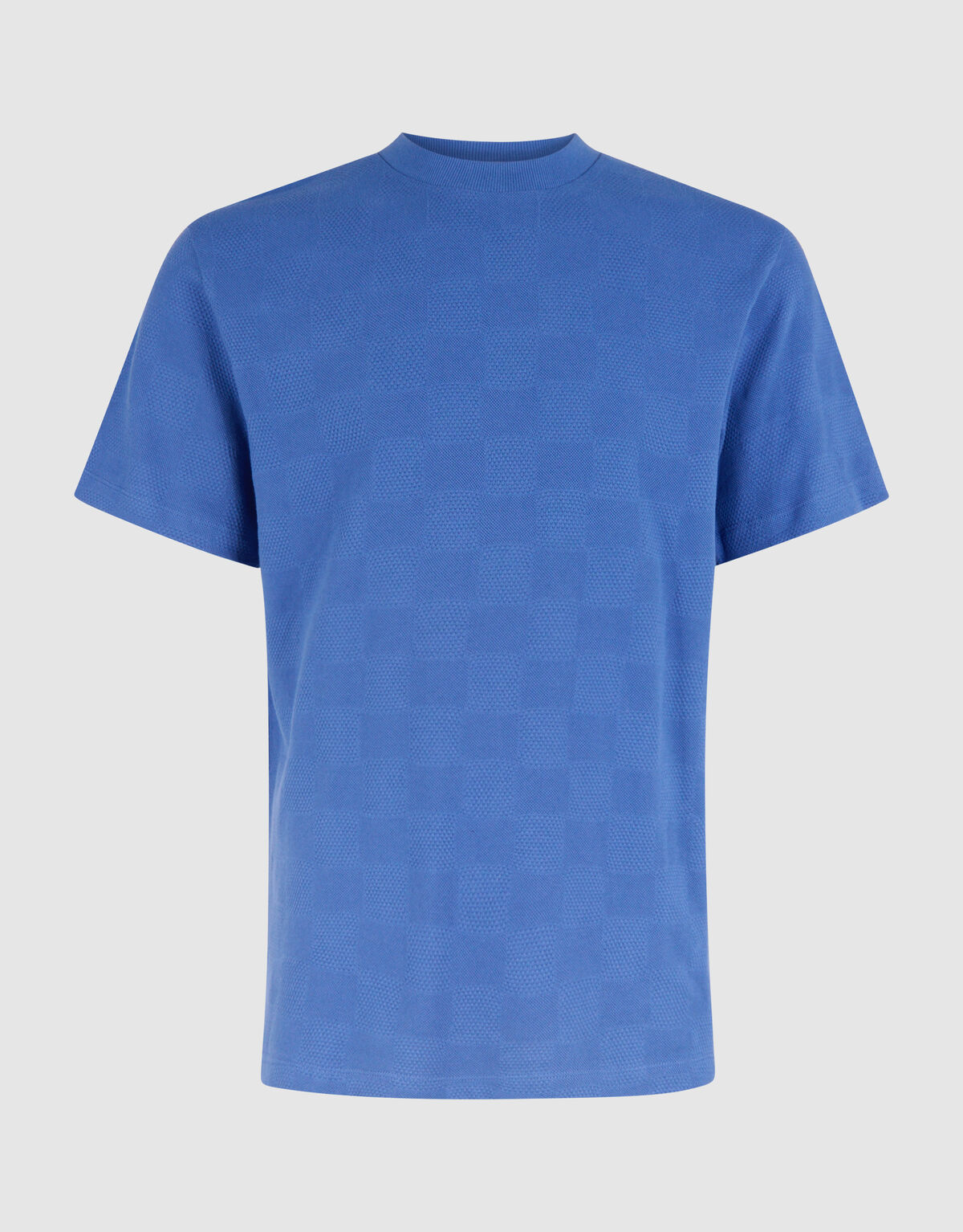 Patchwork T-shirt Blauw SHOEBY MEN