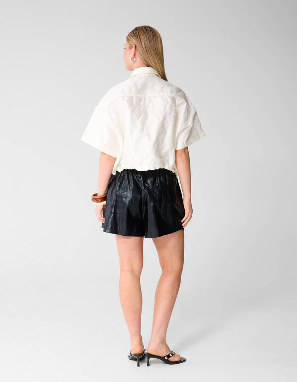 Oversized Jacquard Jacke Off-White SHOEBY WOMEN