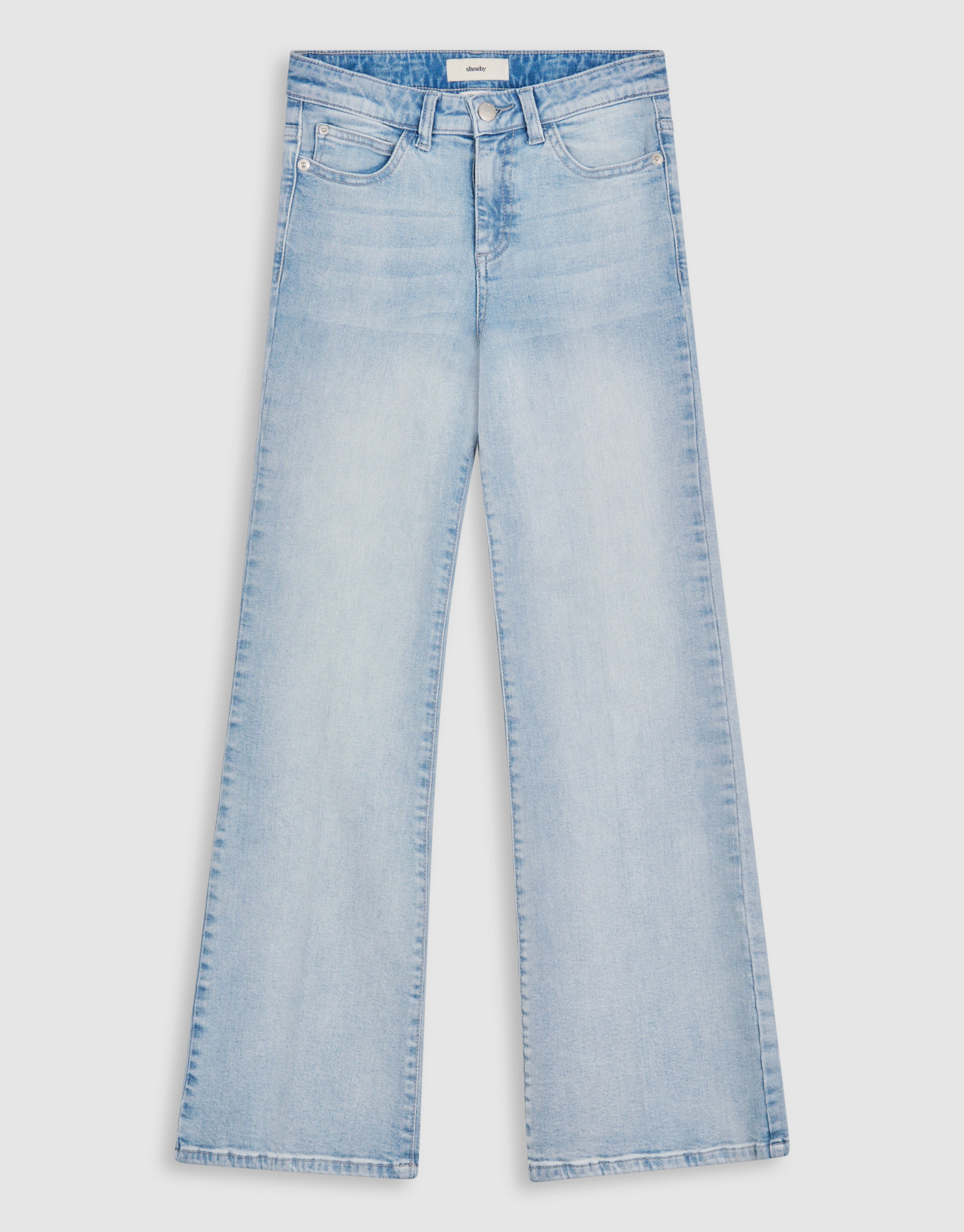 Ultra ausgestellte Jeans in ausgewaschener Optik SHOEBY GIRLS