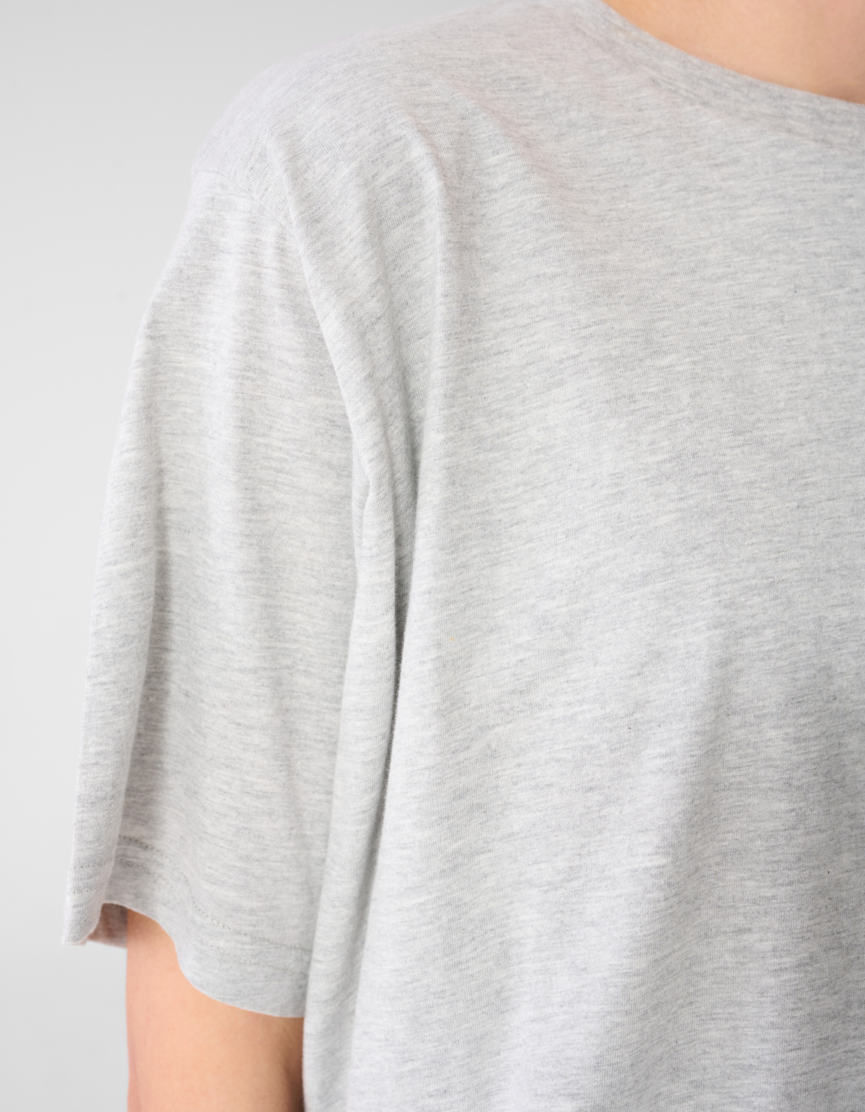 Oversized Ballon-T-Shirt Hellgrau SHOEBY WOMEN