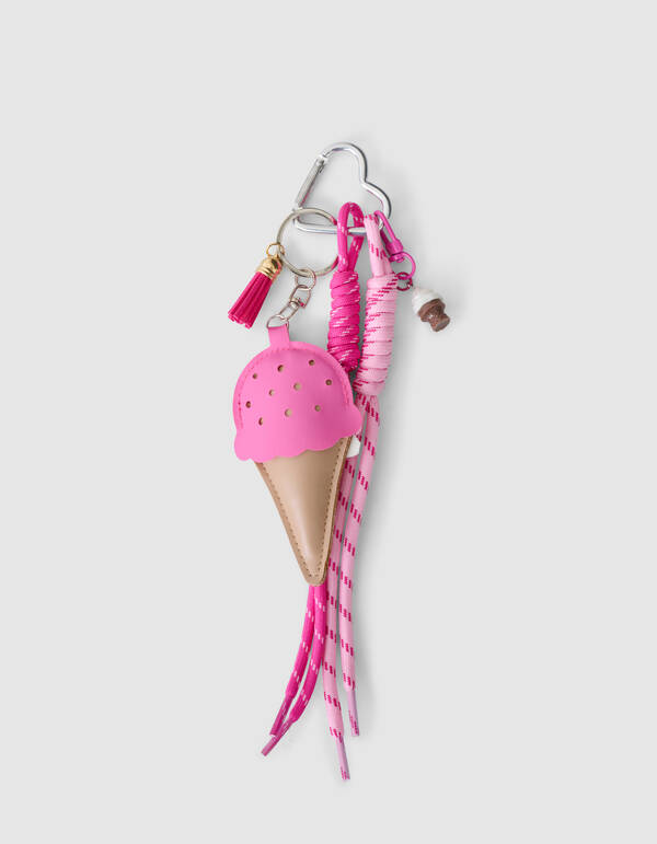 Eiscreme-Schl&uuml;sselanh&auml;nger, rosa SHOEBY GIRLS