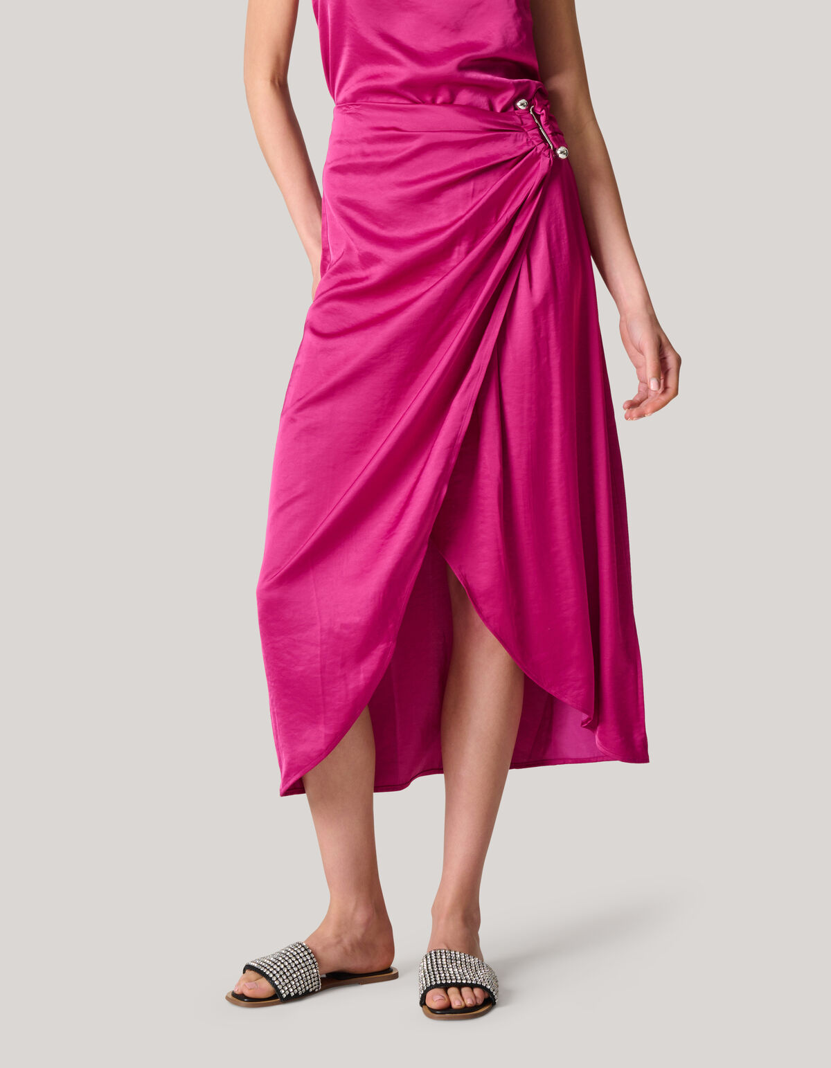 Pierced Satijnen Rok Roze SHOEBY WOMEN