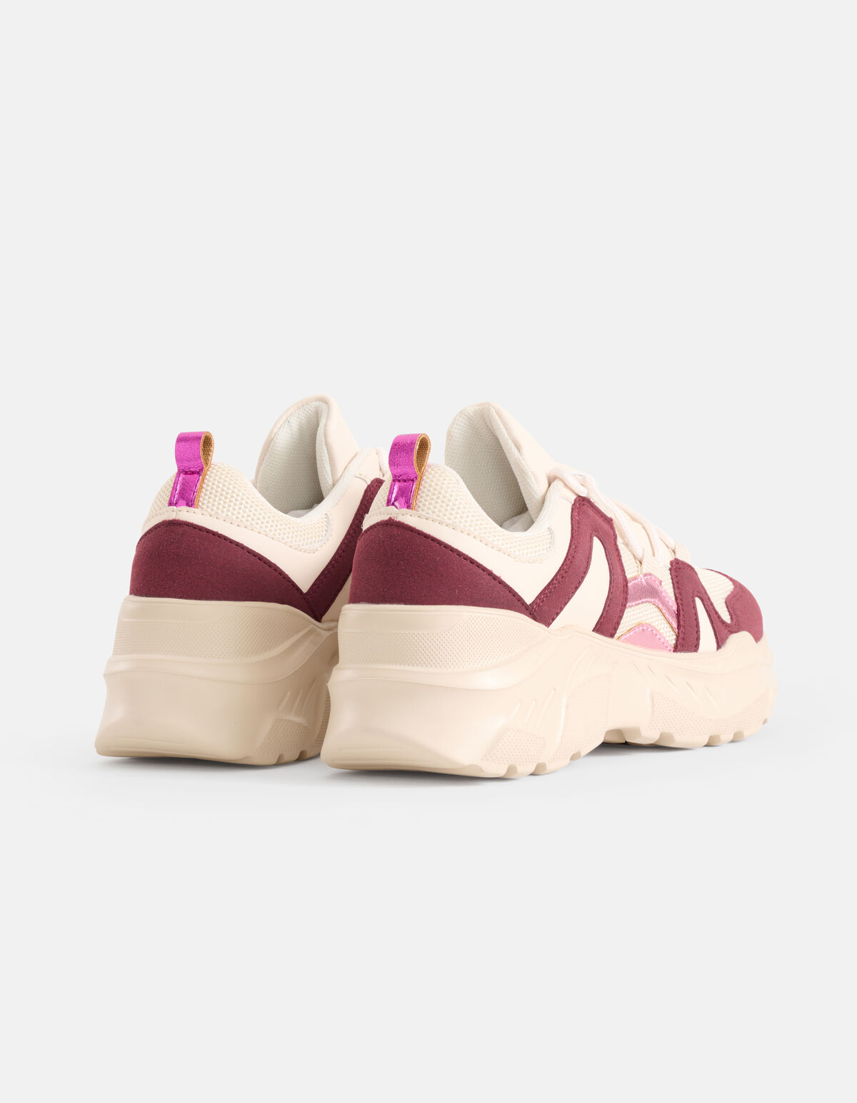 Colorblock Sneaker Beige SHOEBY SHOES