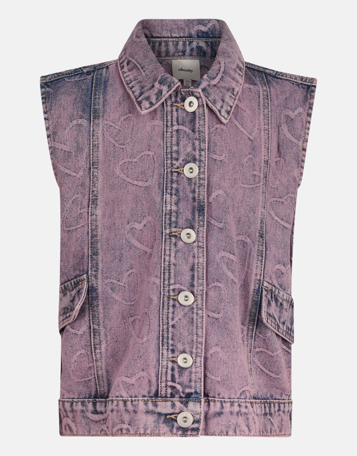 Herz Gilet Lila SHOEBY GIRLS