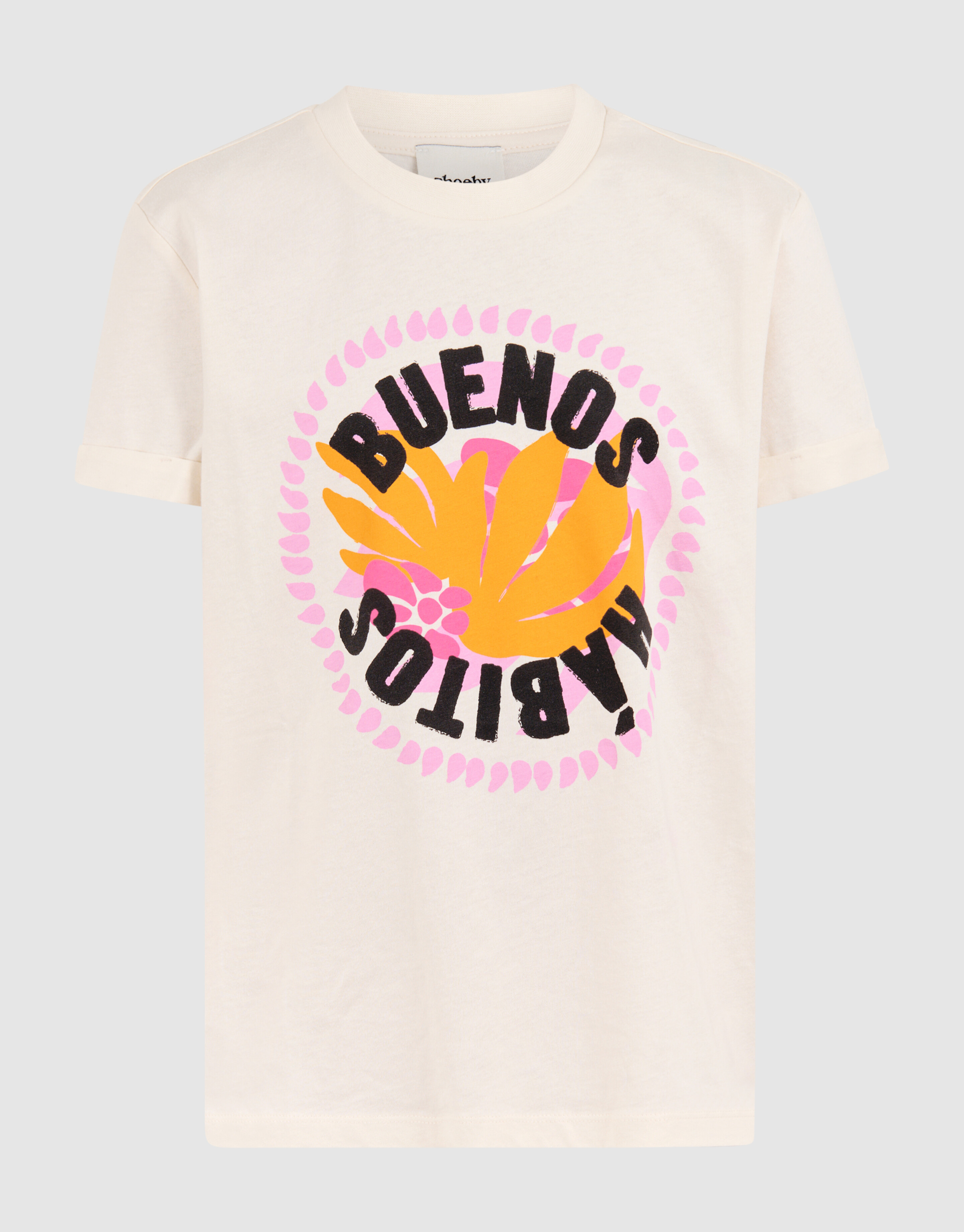 Buenos Artwork T-shirt Weiß SHOEBY GIRLS