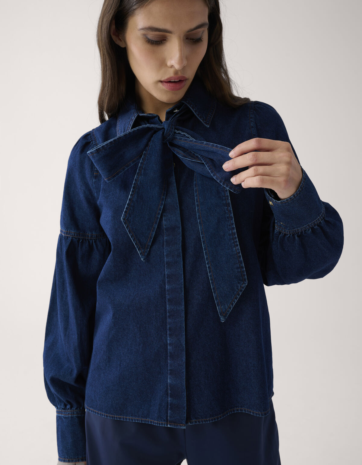 Denim Bluse Blau von Mieke SHOEBY WOMEN