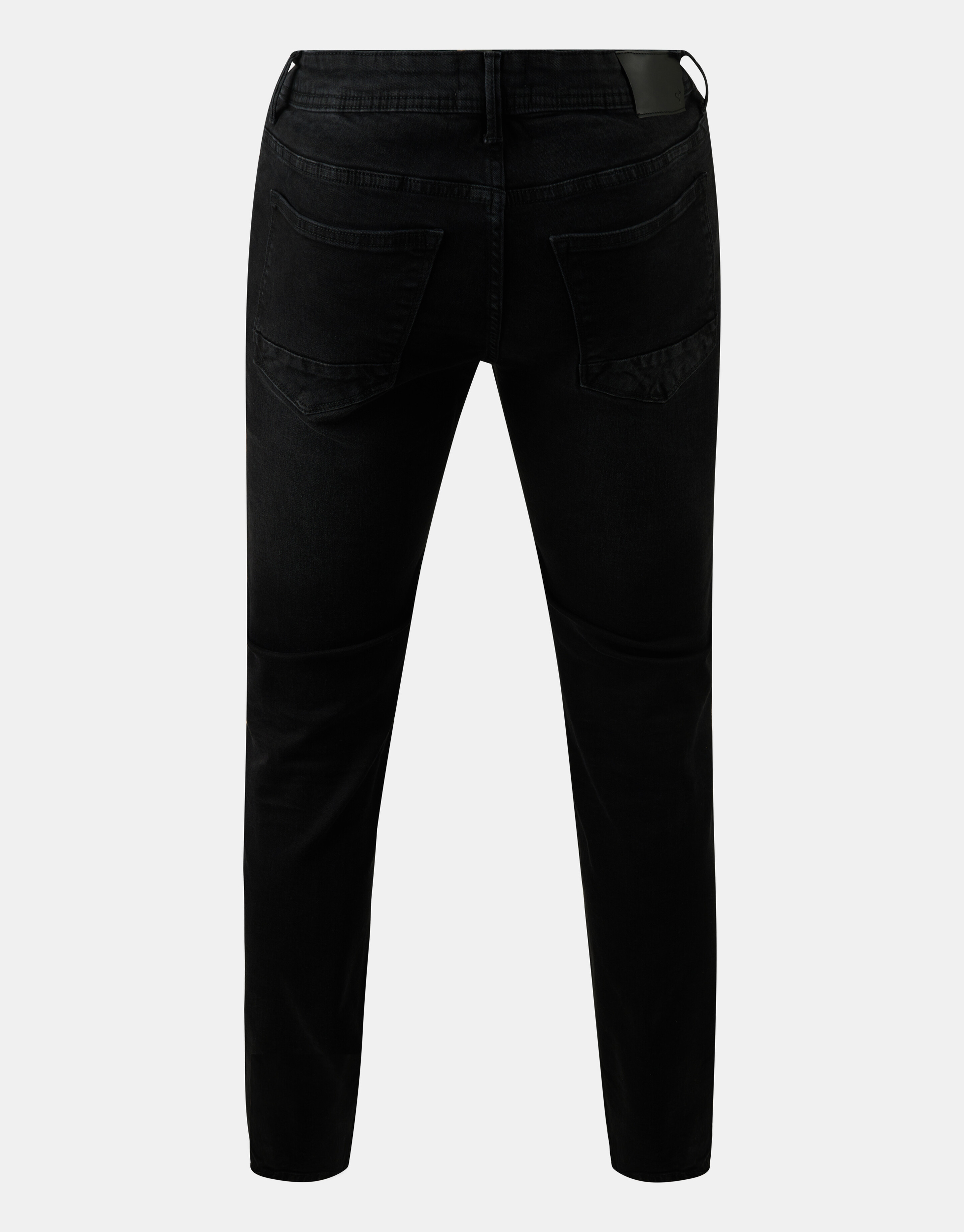 Straight Jeans Washed Schwarz Länge 34 Refill