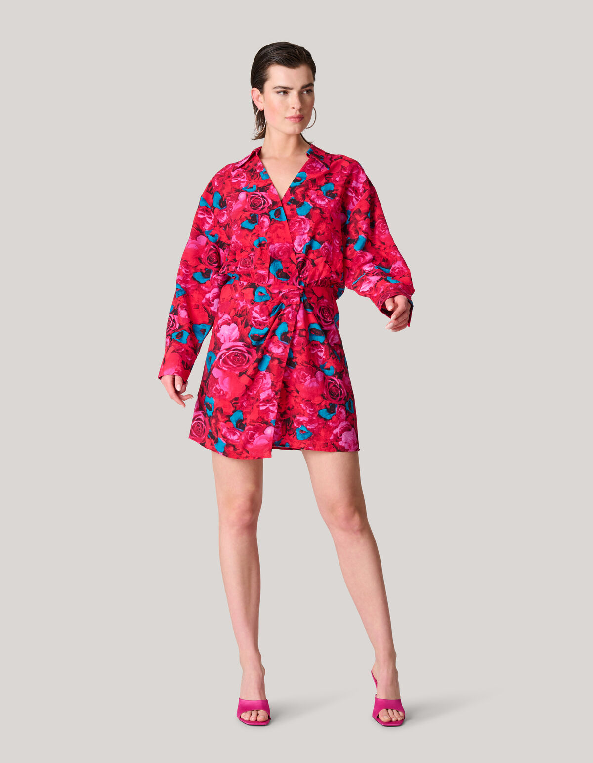 Gedruckter Jurk Rood SHOEBY WOMEN