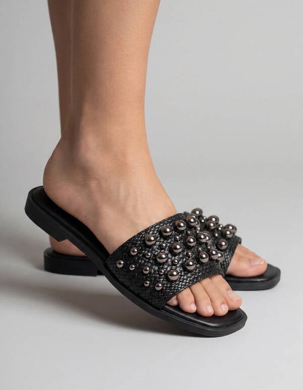 Charm Slipper Schwarz SHOEBY SHOES