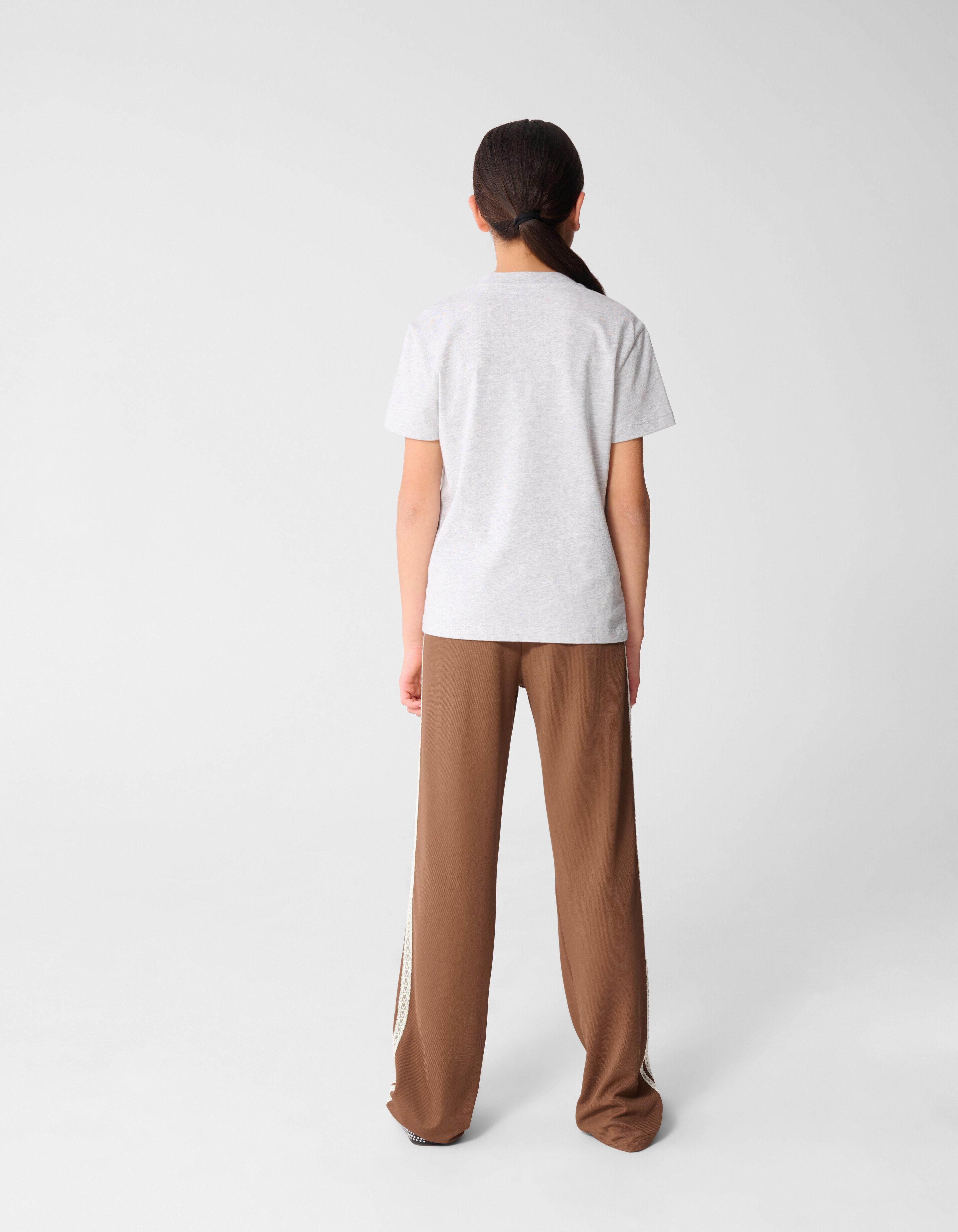 Icon Ruffle T-Shirt Hellgrau SHOEBY GIRLS