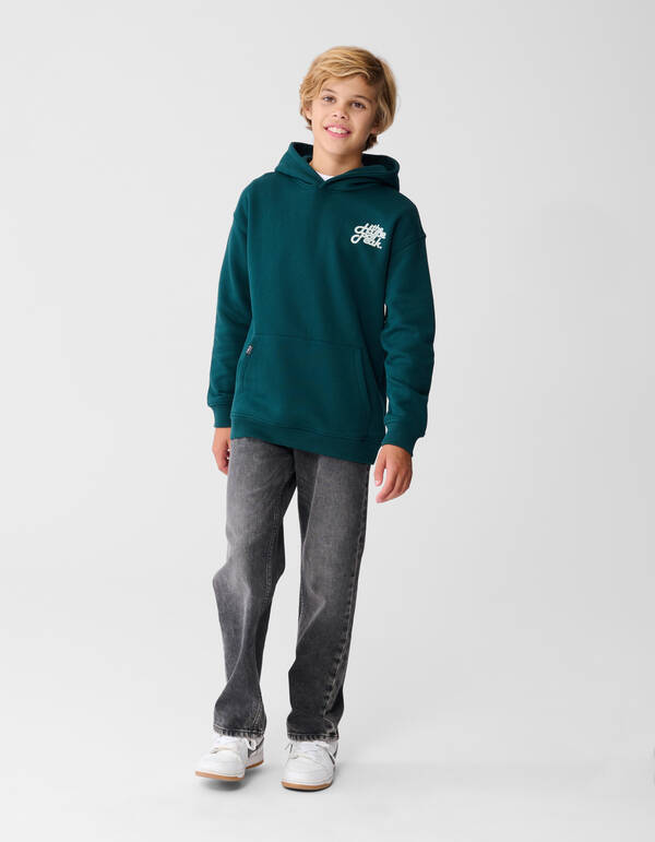 Hype Artwork Hoodie Dunkelgrün SHOEBY BOYS