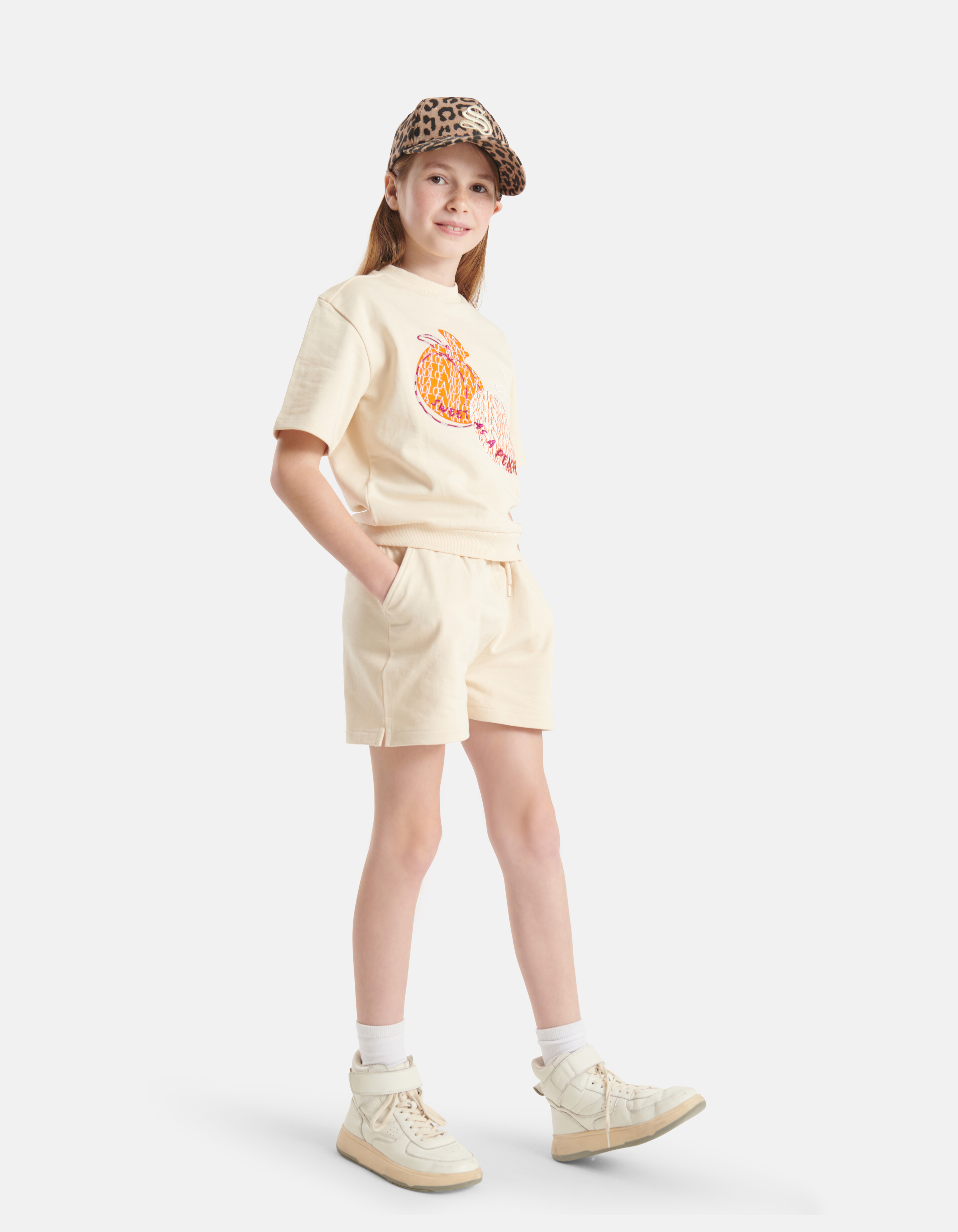 Sweat Short Offwhite SHOEBY GIRLS