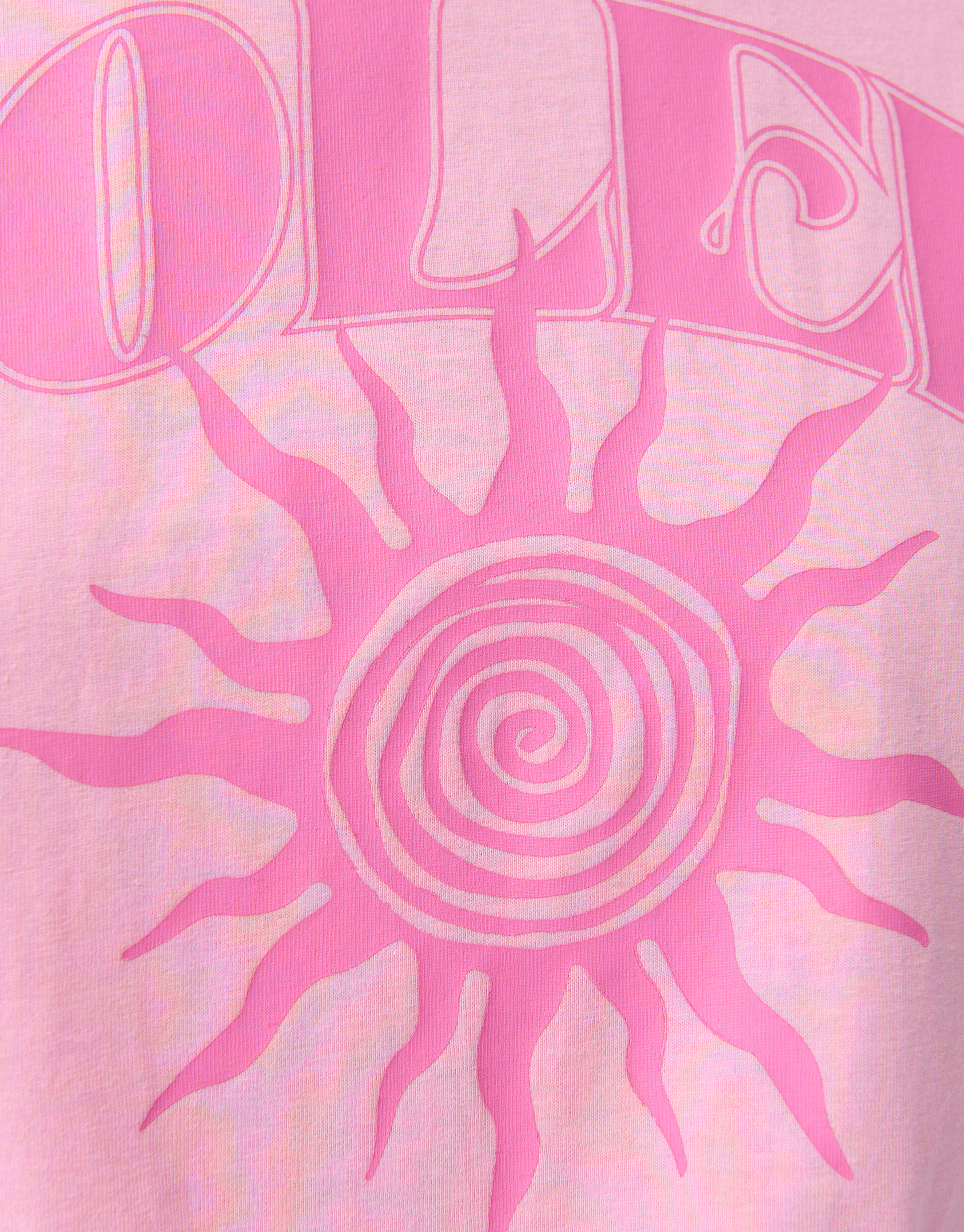 Soleil Kunstwerk T-shirt Rosa SHOEBY WOMEN