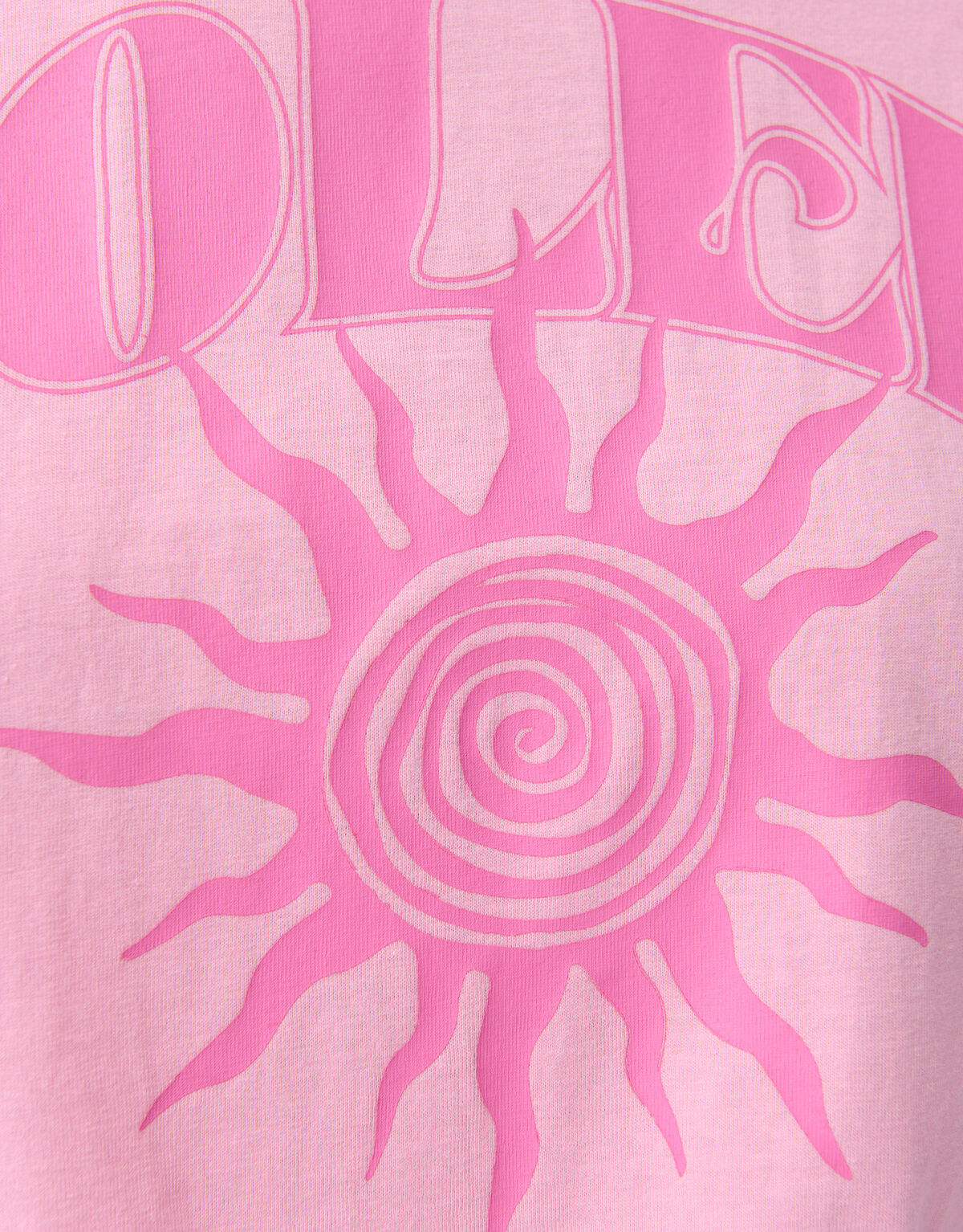 Soleil Kunstwerk T-shirt Rosa SHOEBY WOMEN