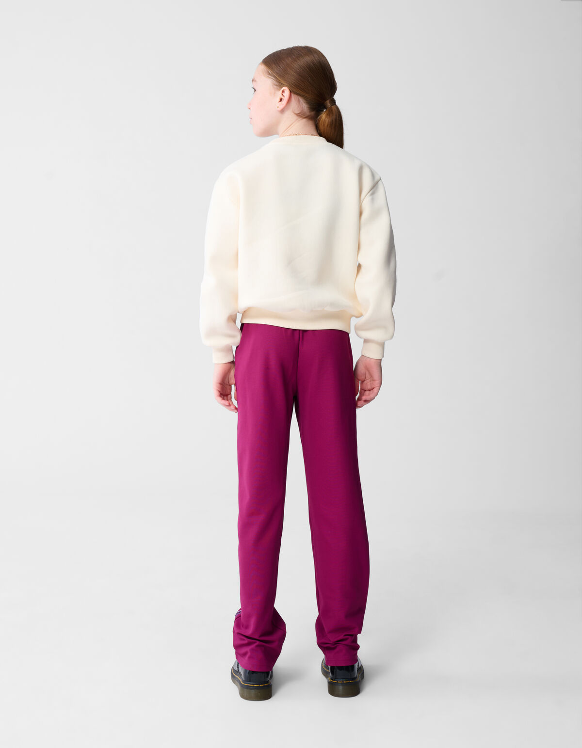 Hose mit weitem Bein und Glitzerstreifen in Rosa SHOEBY GIRLS