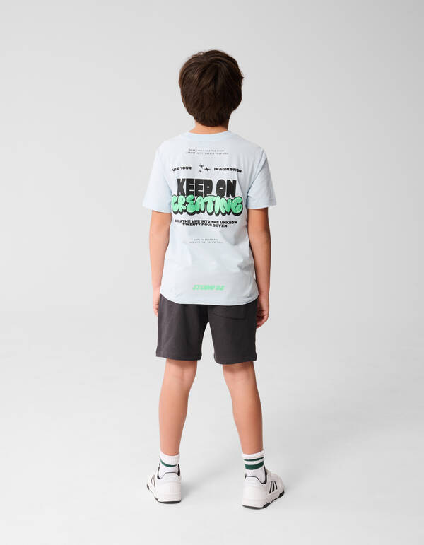 Creating Artwork T-Shirt Hellblau SHOEBY BOYS