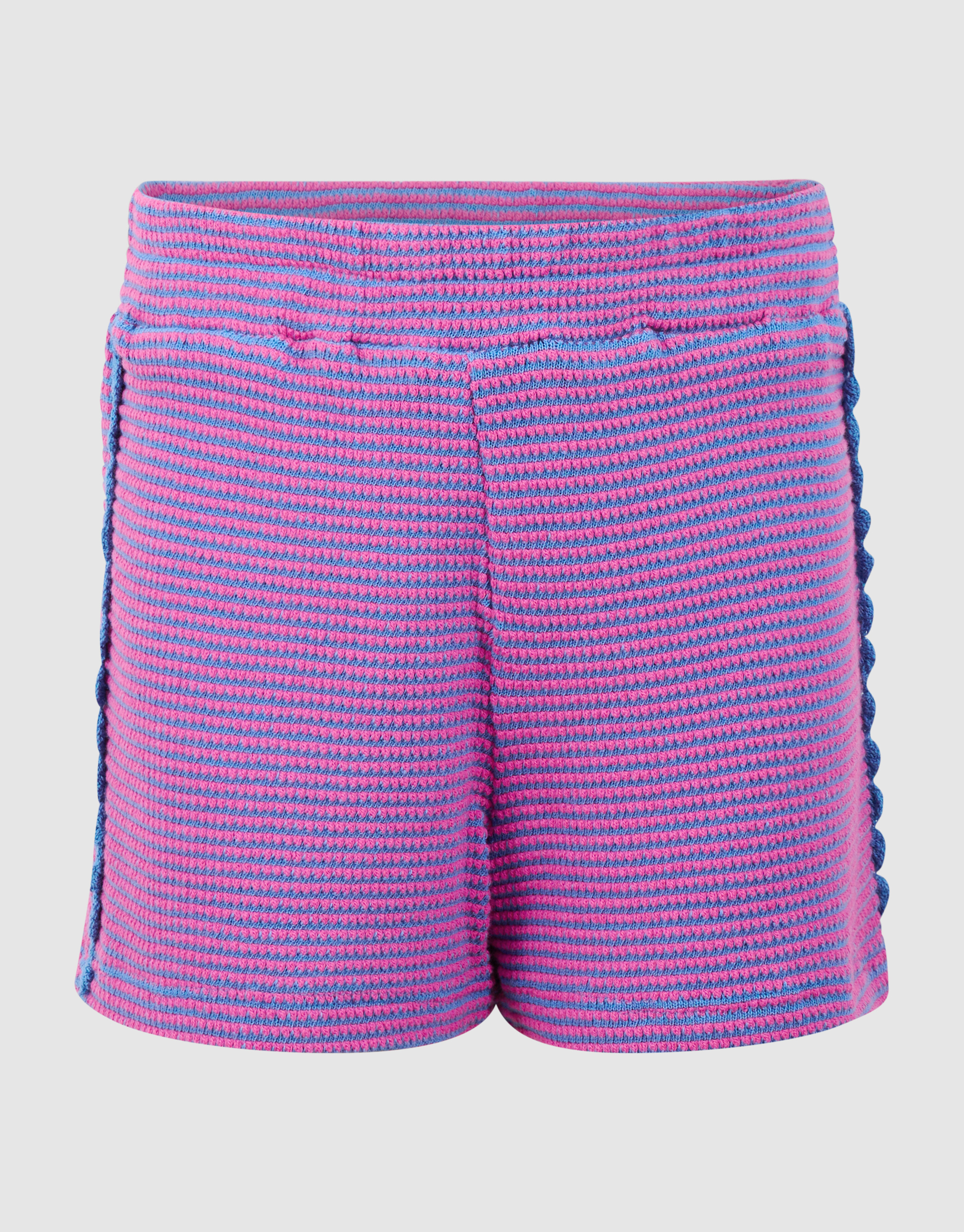 Gestrickte Shorts Rosa/Blau SHOEBY GIRLS