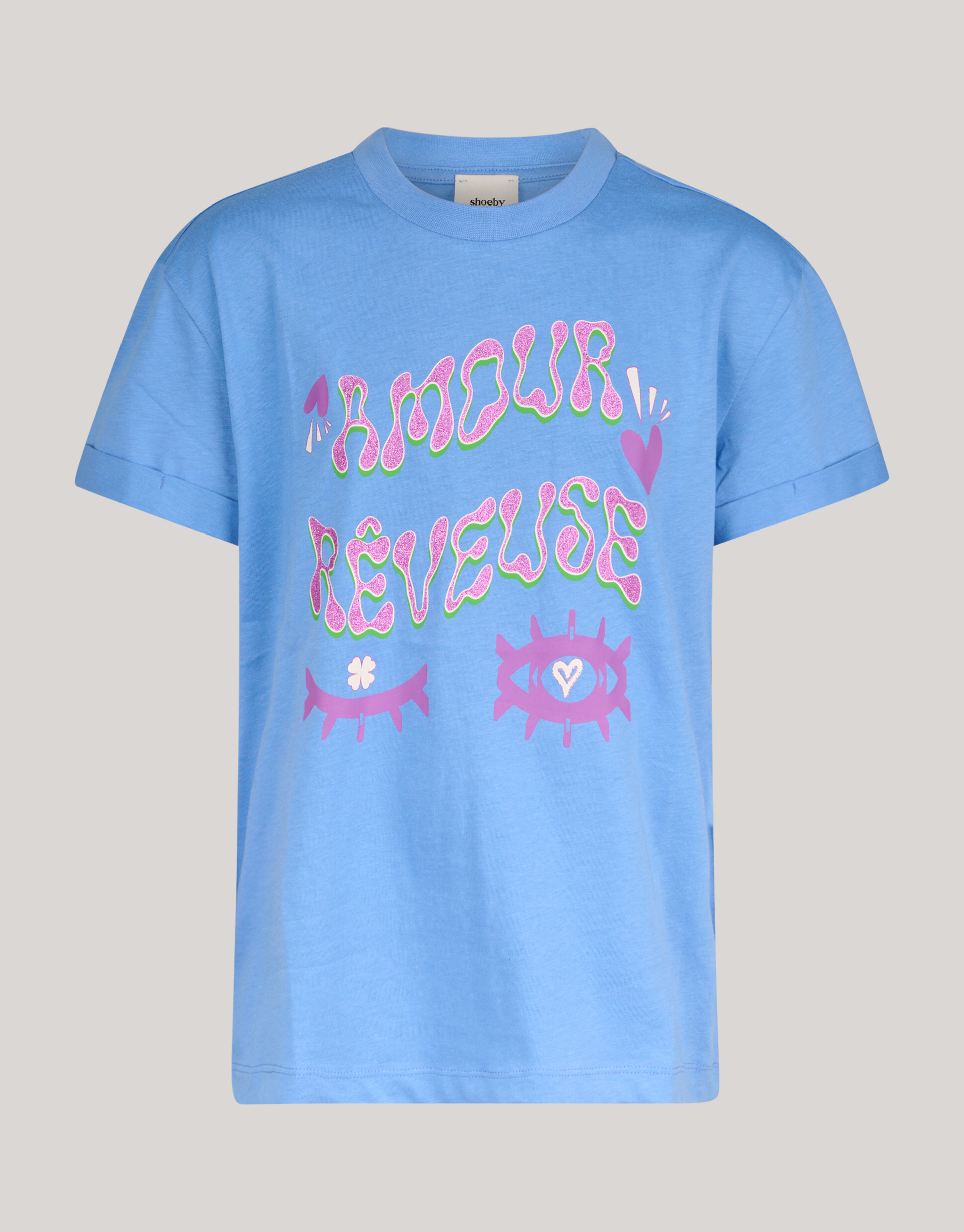 Artwork T-shirt Hellblau SHOEBY GIRLS