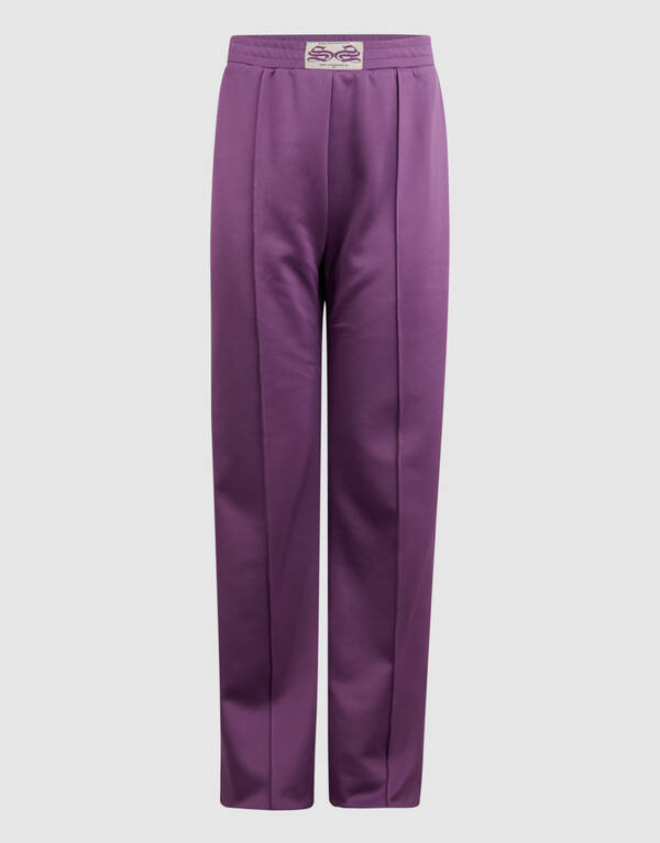 Sportliche Hose mit weitem Bein in Lila SHOEBY GIRLS